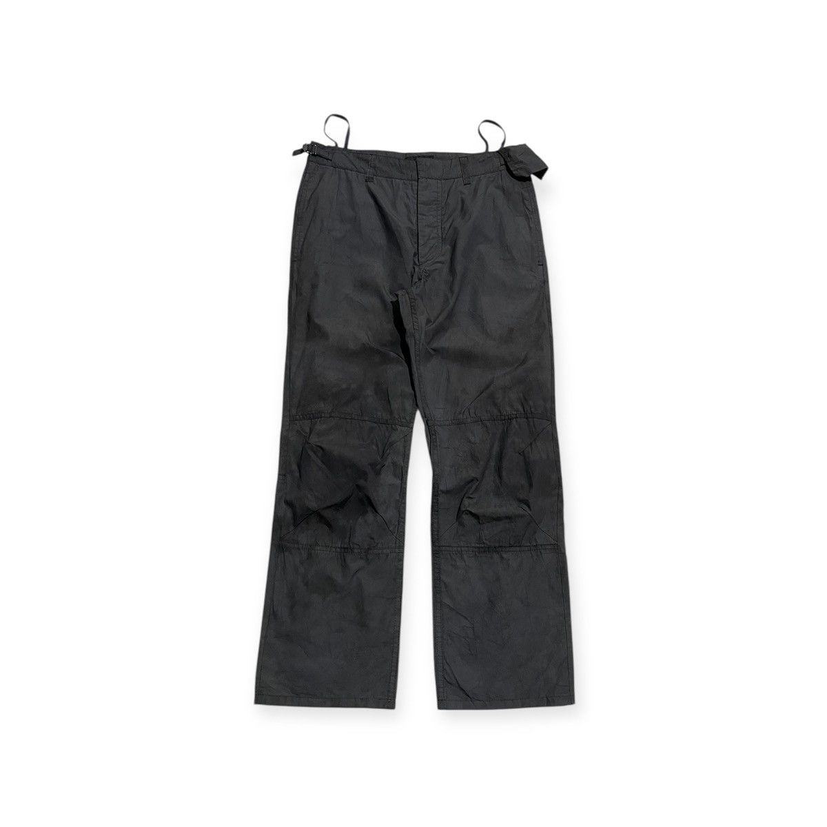 Helmut Lang Archive AW99 Helmut Lang Woven Biker Trousers. Size US 30 / EU 46 - 1 Thumbnail