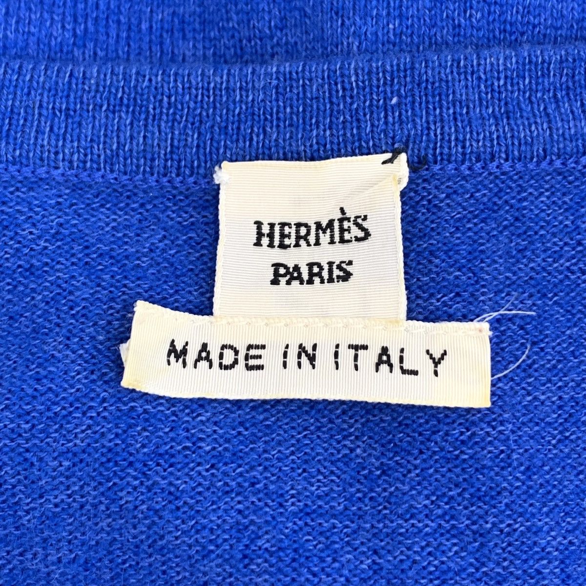 Hermes Hermes Panel Cashmere Long Sleeve Knit Cardigan K26WX Size S / US 4 / IT 40 - 5 Thumbnail