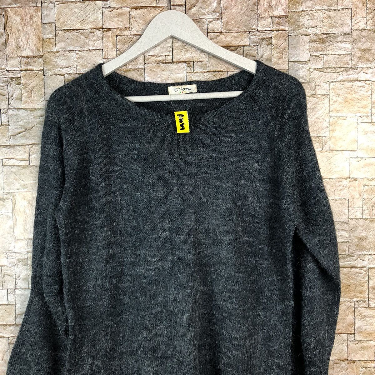 Homespun Knitwear × Japanese Brand × Vintage Navy Dark Blue Knitwear #A1089 Size M / US 6-8 / IT 42-44 - 5 Thumbnail