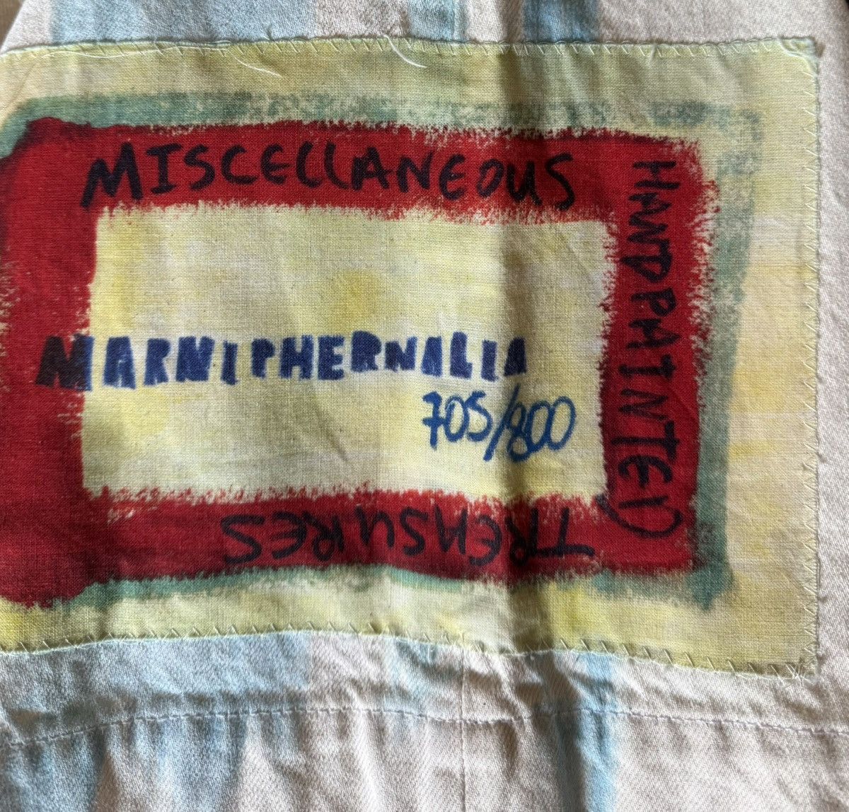 Marni S/S22 Marniphernalia Hand Painted Denim Jeans 705 of 800 Size US 32 / EU 48 - 8 Thumbnail