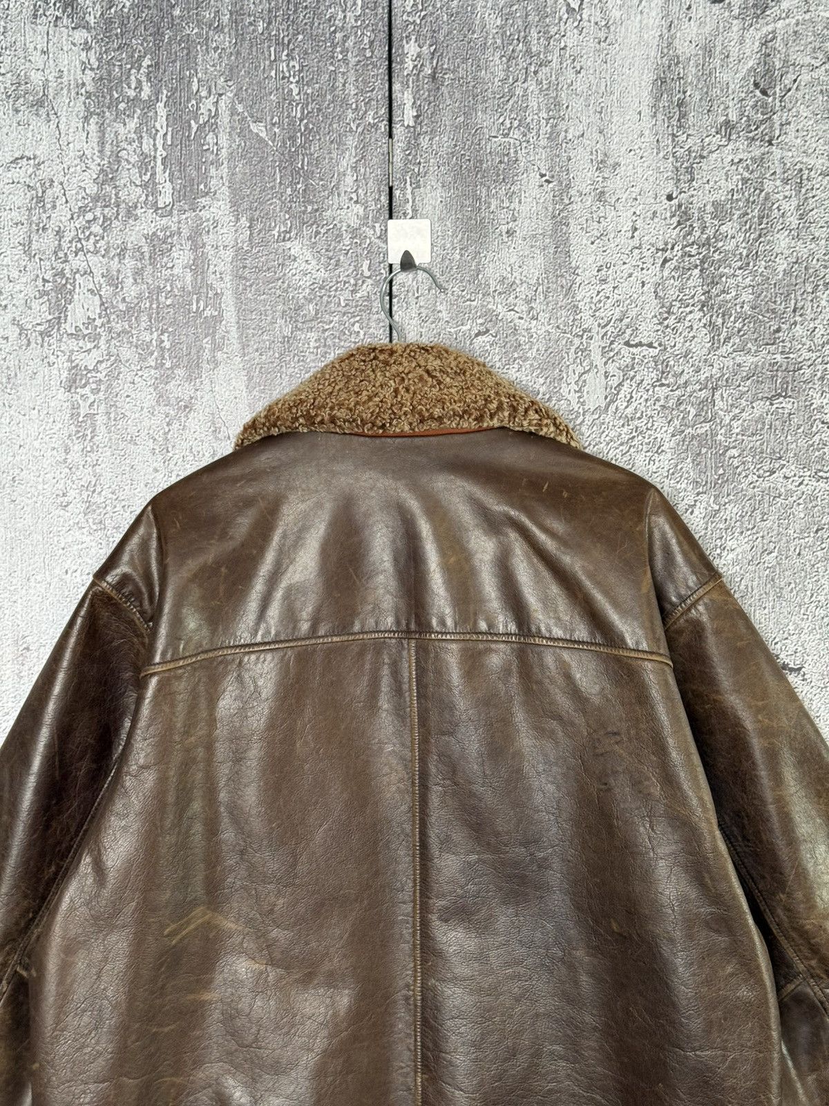 Timberland Vintage Timberland Leather Jacket Brown Shearling Collar Size US M / EU 48-50 / 2 - 13 Thumbnail