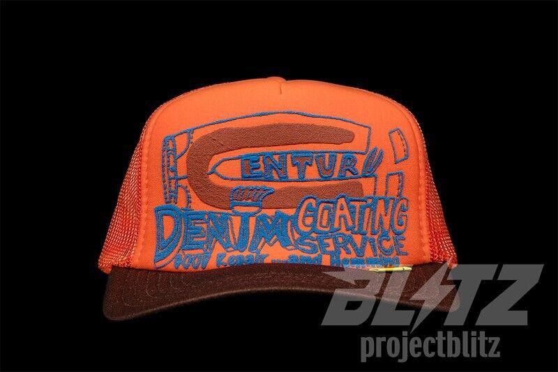 Kapital KAPITAL CENTURY DENIM COATING SERVICE TRUCKER CAP HAT Size ONE SIZE - 2 Thumbnail