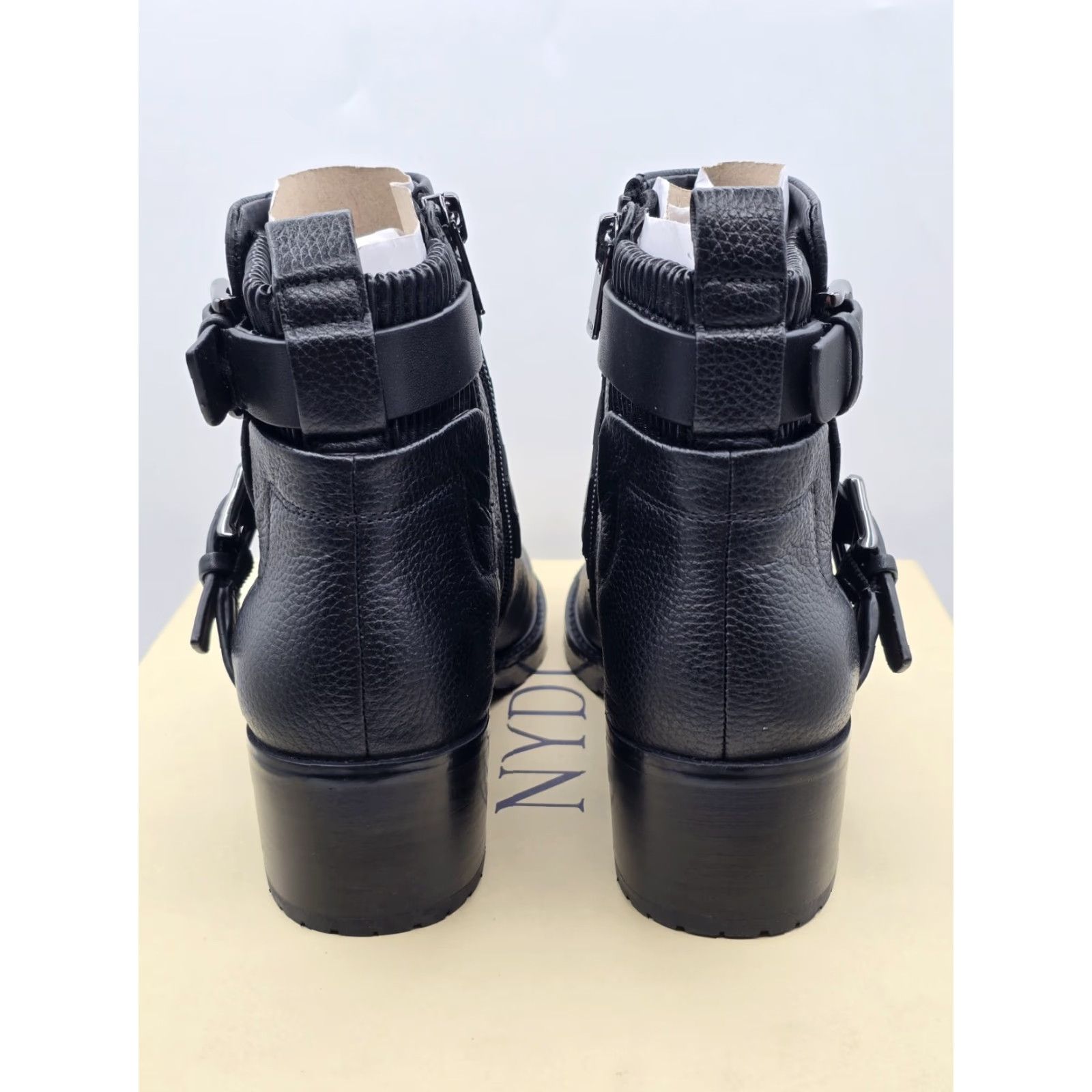 NYDJ NYDJ Parvani Boots Mid Calf Boot Black 5 M New In Box Women's Boot Moto City Casual Womens NYDJ Parvani Boots Black 5 M Size US 5 / IT 35 - 6 Thumbnail