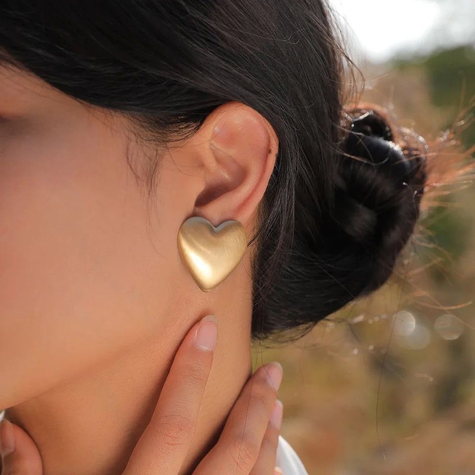 Other Heart Stud Earrings Size ONE SIZE - 3 Thumbnail