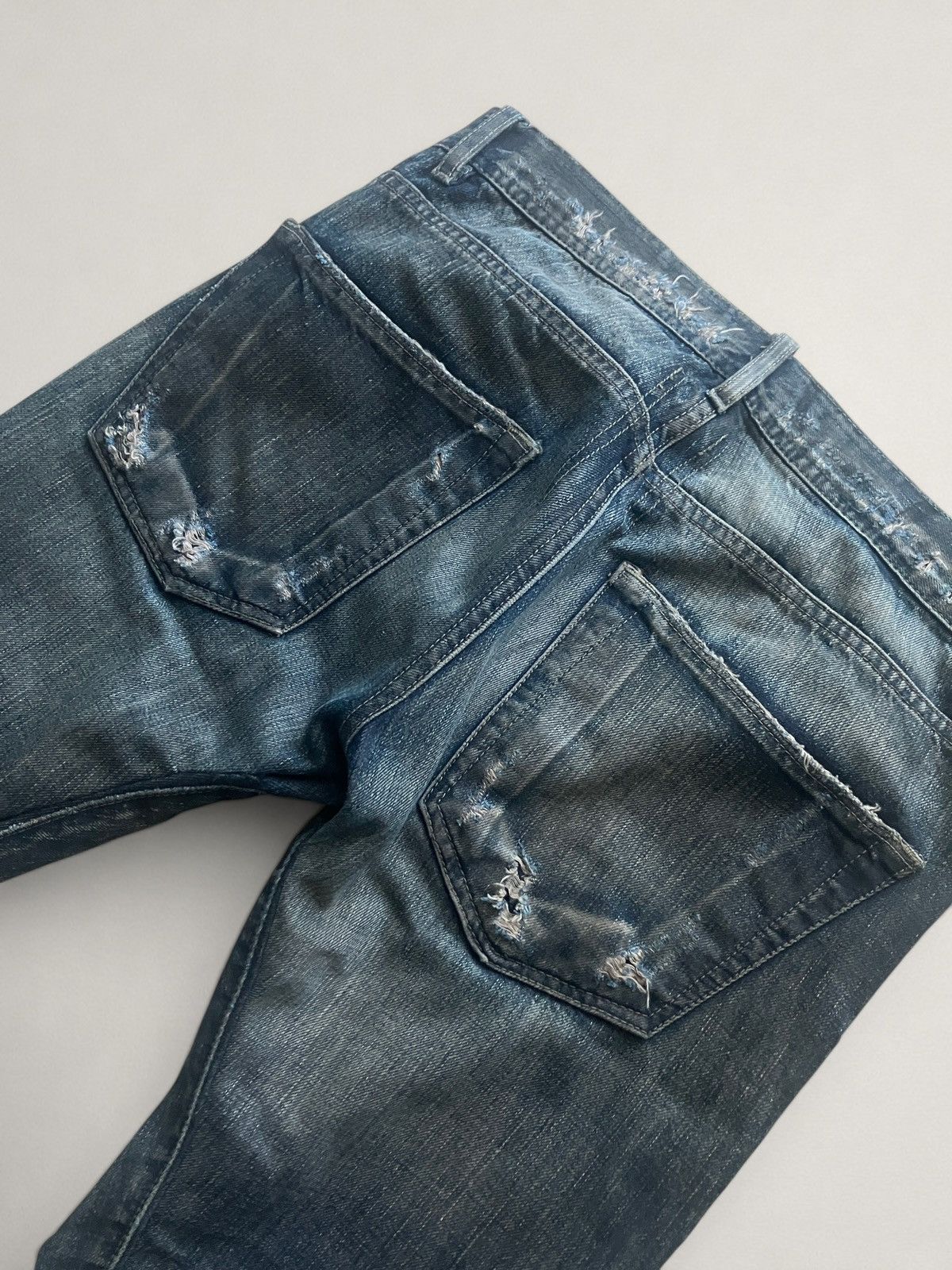 Rick Owens SOLD Rick Owens fw08 "Stag" dust wash denim Size US 28 / EU 44 - 5 Thumbnail