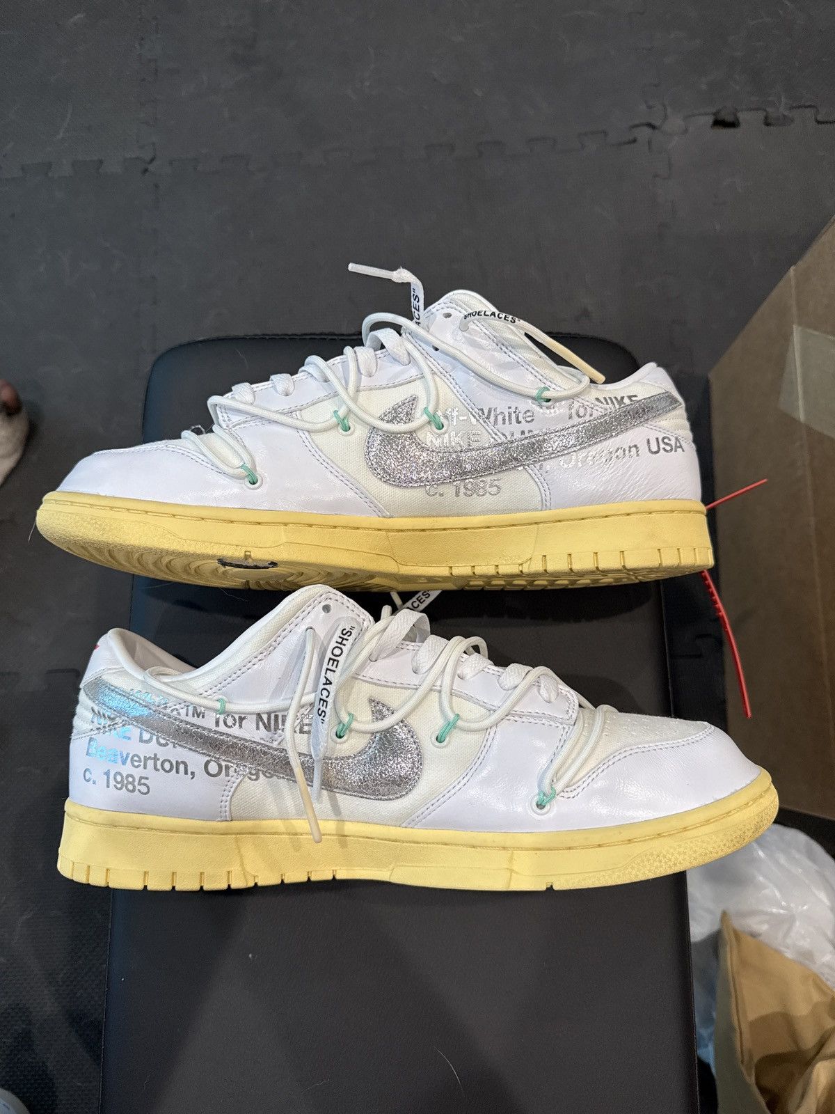 Nike × Off-White Nike x Off-White Dunk Low “Lot” Size US 13 / EU 46 - 1 Thumbnail