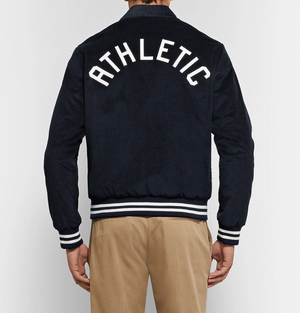 Sandro SANDRO ATHLETIC CORDUROY VARSITY BOMBER JACKET M AMERICANA Size US M / EU 48-50 / 2 - 2 Thumbnail