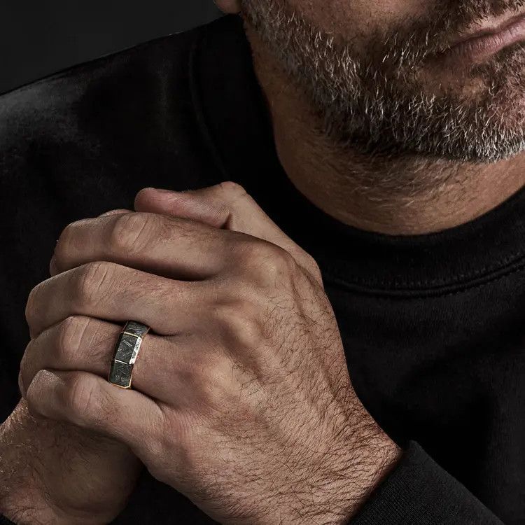 David Yurman o1w1db11025 R25149M /Size 8 /Rings in Golden Size ONE SIZE - 4 Thumbnail
