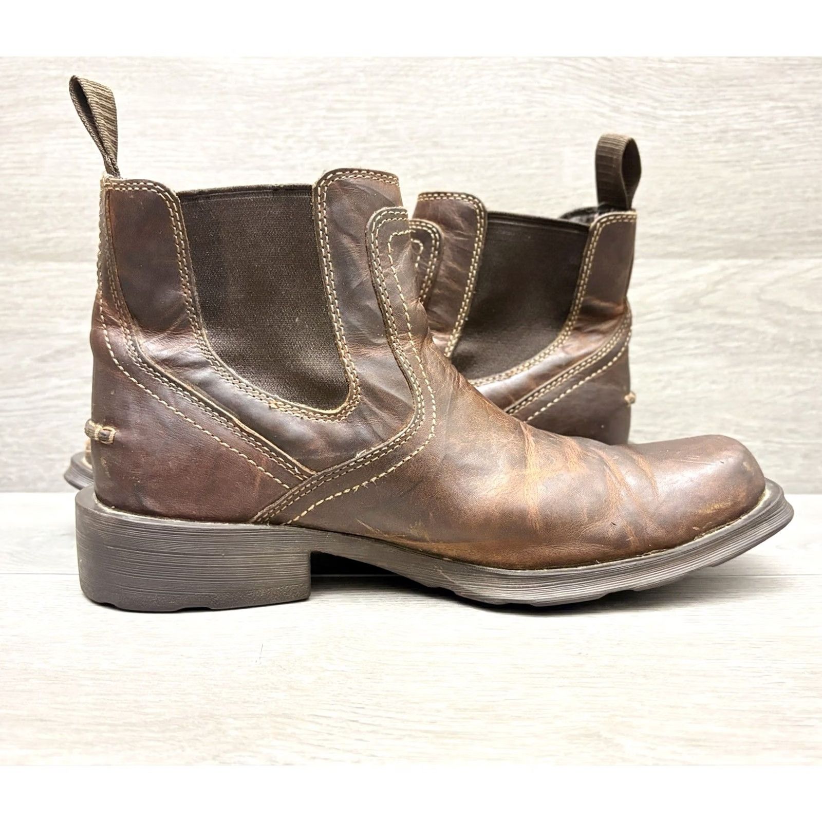 Ariat Midtown Rambler Chelsea Boots Mens Size 8.5D Brown  display picture 1