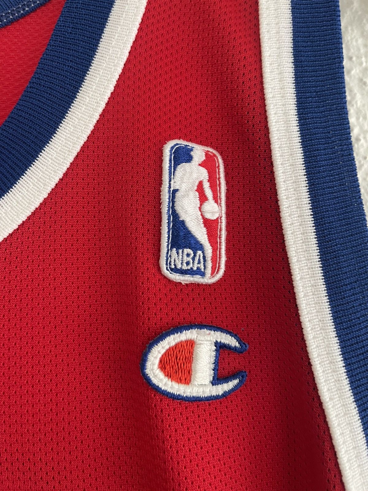 Champion × NBA Vintage Champion Chris Webber NBA Bullets Jersey Size US L / EU 52-54 / 3 - 5 Thumbnail