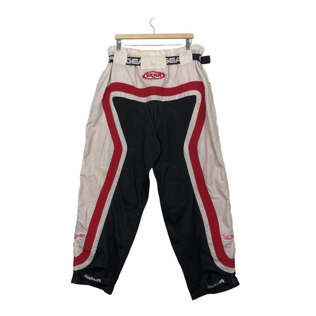 Japanese Brand 📌Vintage Biker Motor Cross Pants Full Factory Gear Big Logo Size US 34 / EU 50 - 9 Thumbnail