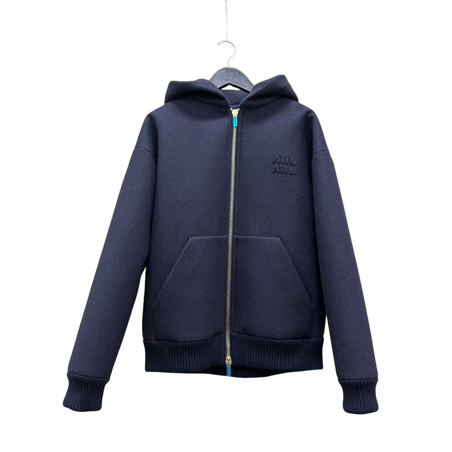 Miu Miu Miu Miu Hooded Wool Jacket Size 36 Size XS / US 0-2 / IT 36-38 - 1 Thumbnail