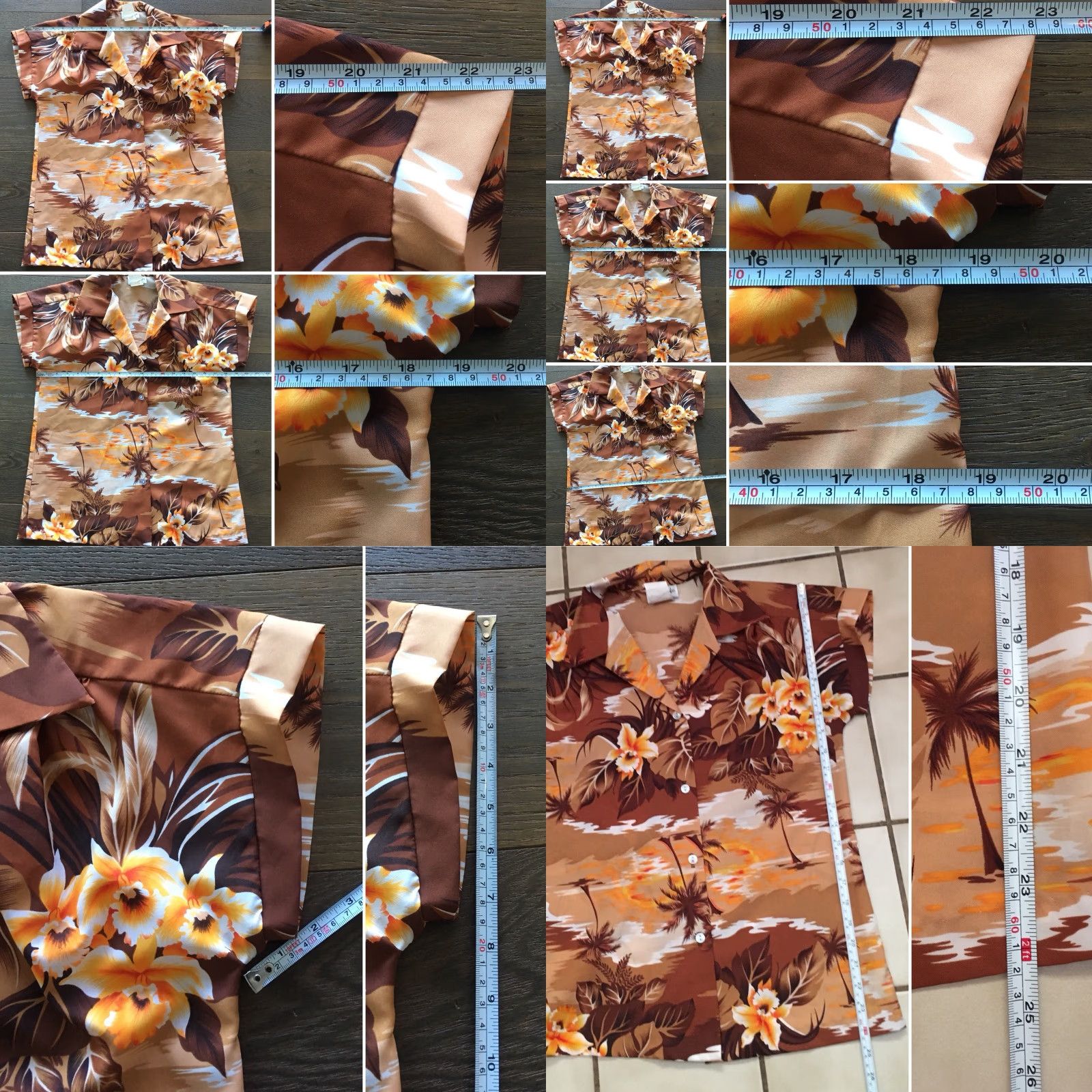 Vintage VINTAGE Hawaii Nei Honolulu Hawaiian Shirt RN 39175 Style 1341-T Size 8 Blouse Size M / US 6-8 / IT 42-44 - 8 Thumbnail