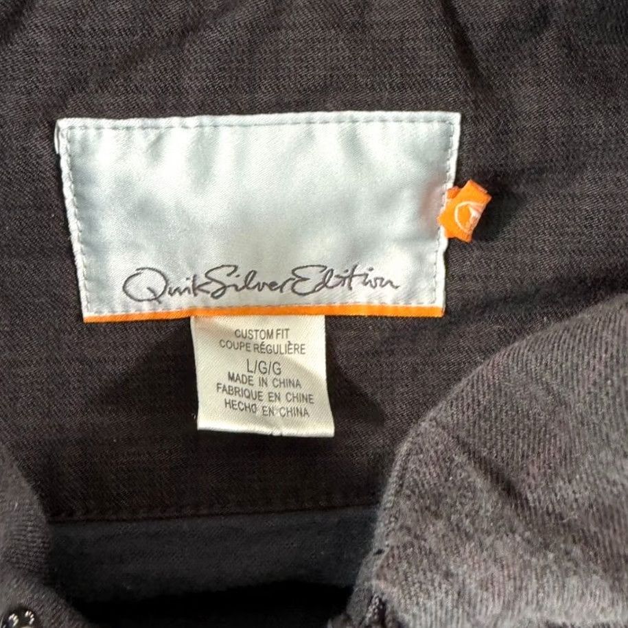 Quiksilver VINTAGE Quiksilver Jacket Black Plaid Lined Barn Chore Edition Men Large Full Zip 90s Outdoor Winter Fall Spring Motion: Walking Size US L / EU 52-54 / 3 - 2 Thumbnail