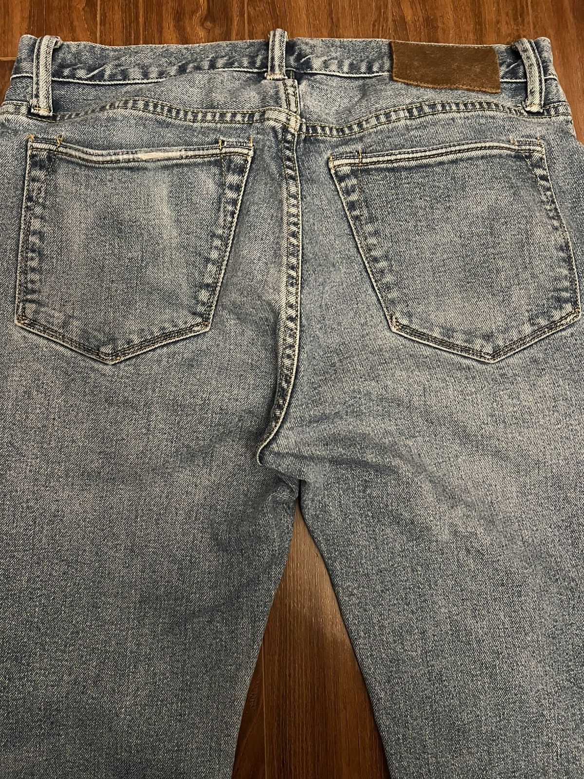 Todd Snyder Todd Snyder Straight Fit Stretch 5-Pocket Denim Jeans Size US 31 - 10 Thumbnail