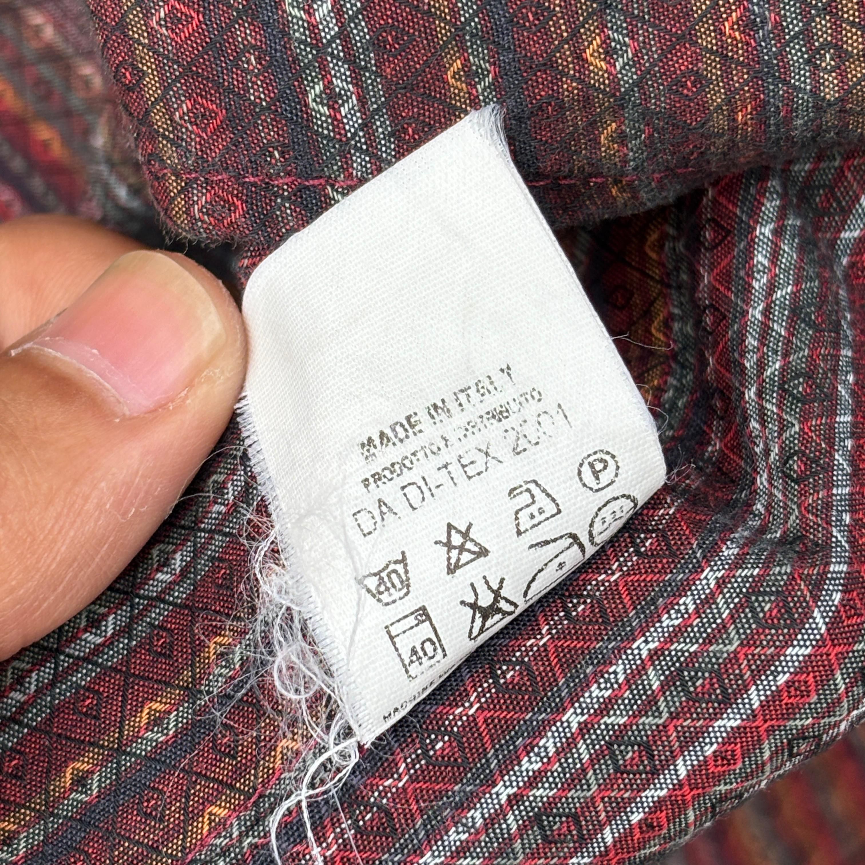 Missoni missoni sport vintage button up long sleeve shirt Size US S / EU 44-46 / 1 - 6 Thumbnail