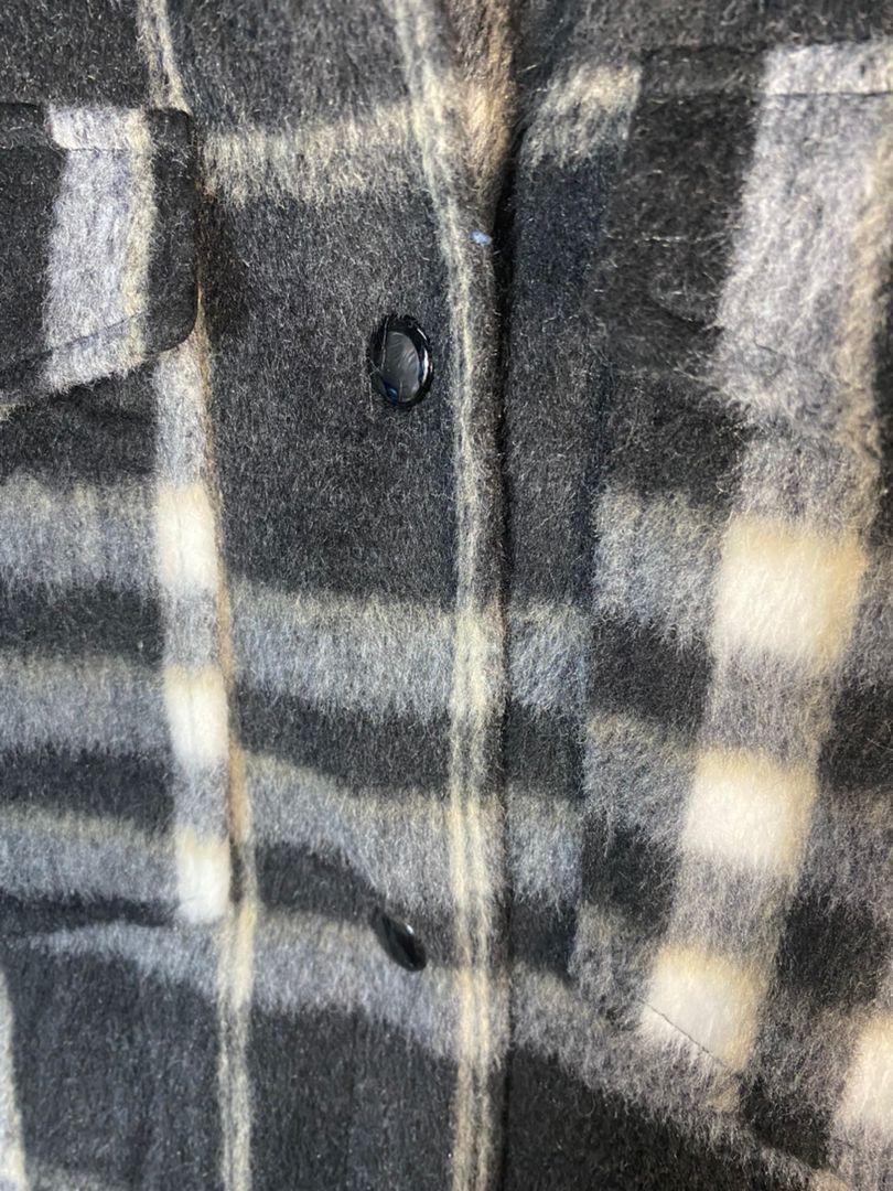 H&M H&M shadow plaid button up jacket Size US L / EU 52-54 / 3 - 7 Thumbnail