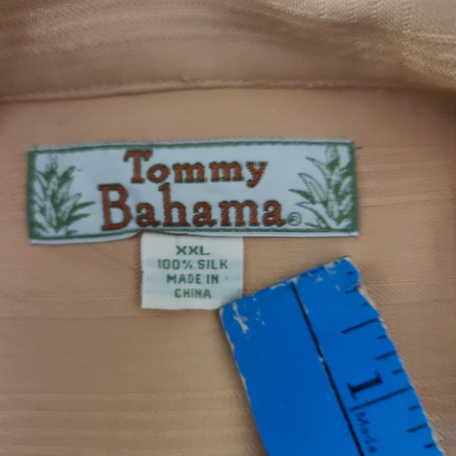 Tommy Bahama Vintage Tommy Bahama 100% Silk Hawaiian Shirt 2XL Salmon Size US XXL / EU 58 / 5 - 8 Thumbnail