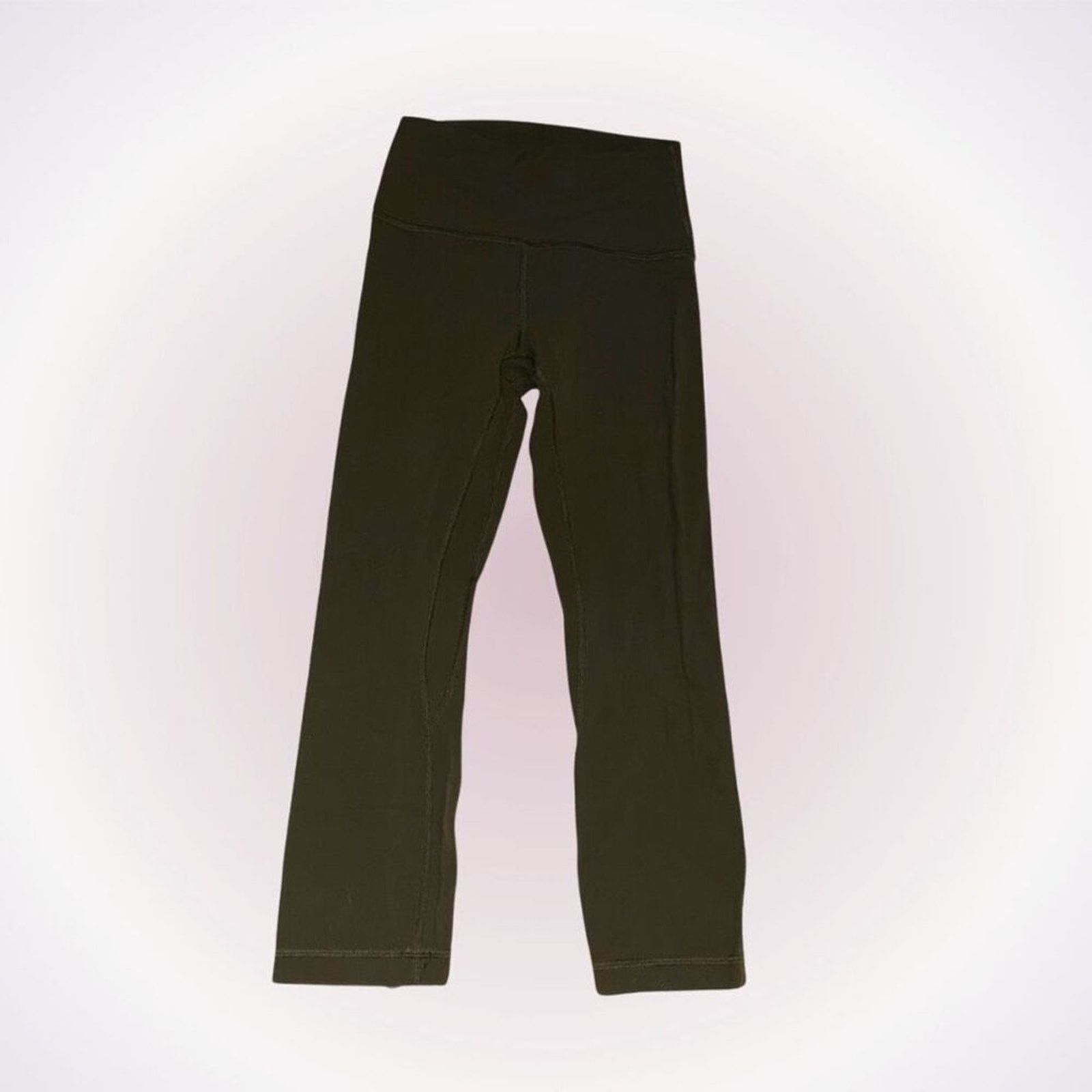 Lululemon Lululemon Olive Green Cropped Leggings | Sz 4 Size 27" / US 4 / IT 40 - 1 Thumbnail
