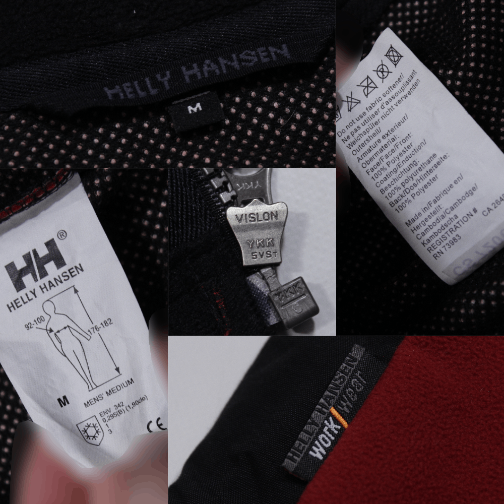 Helly Hansen 00S Workwear Fleece Jacket Vintage Size US M / EU 48-50 / 2 - 8 Thumbnail