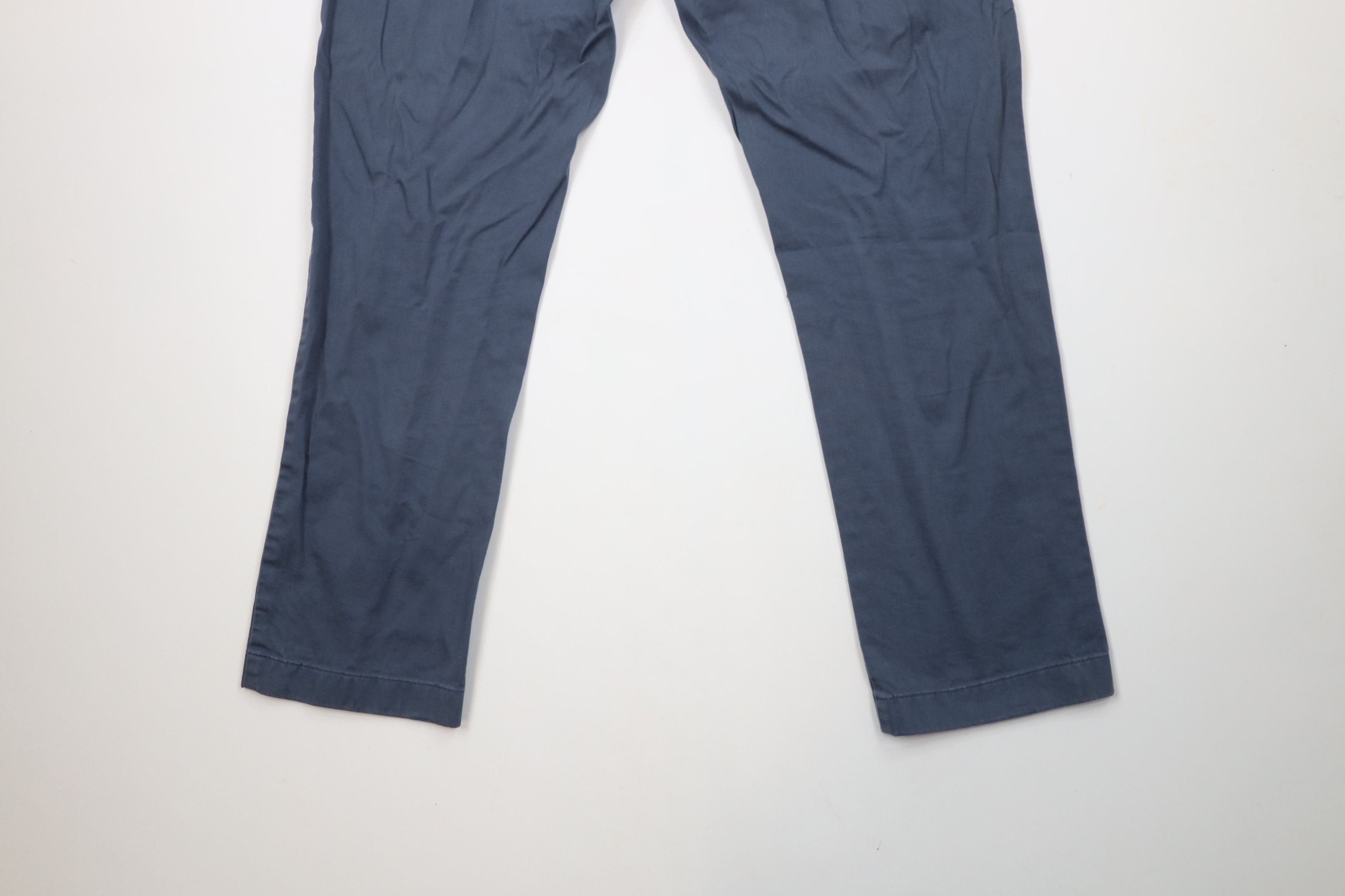 J.Crew × Vintage J Crew Sutton Straight Leg Chino Pants Trousers Blue Cotton Size US 34 / EU 50 - 12 Thumbnail