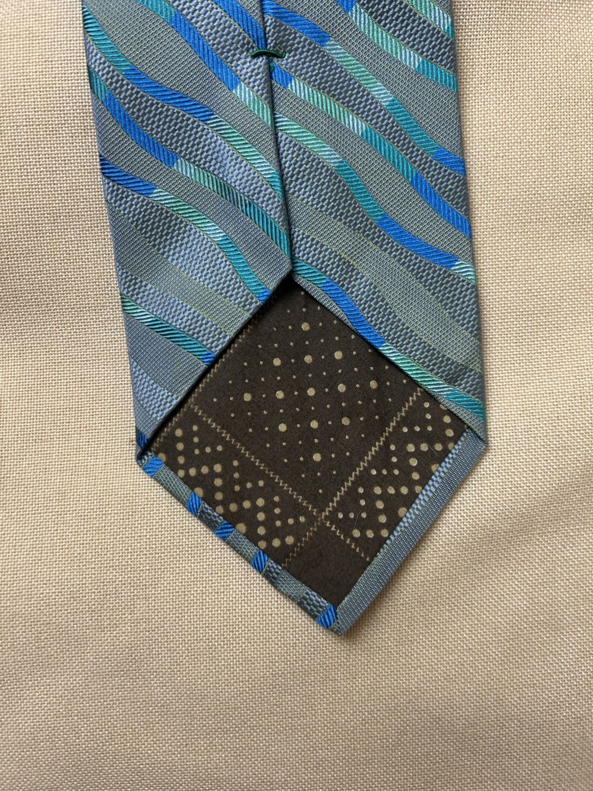 Paul Smith Paul Smith blue abstract Silk Mens Tie Size ONE SIZE - 4 Thumbnail