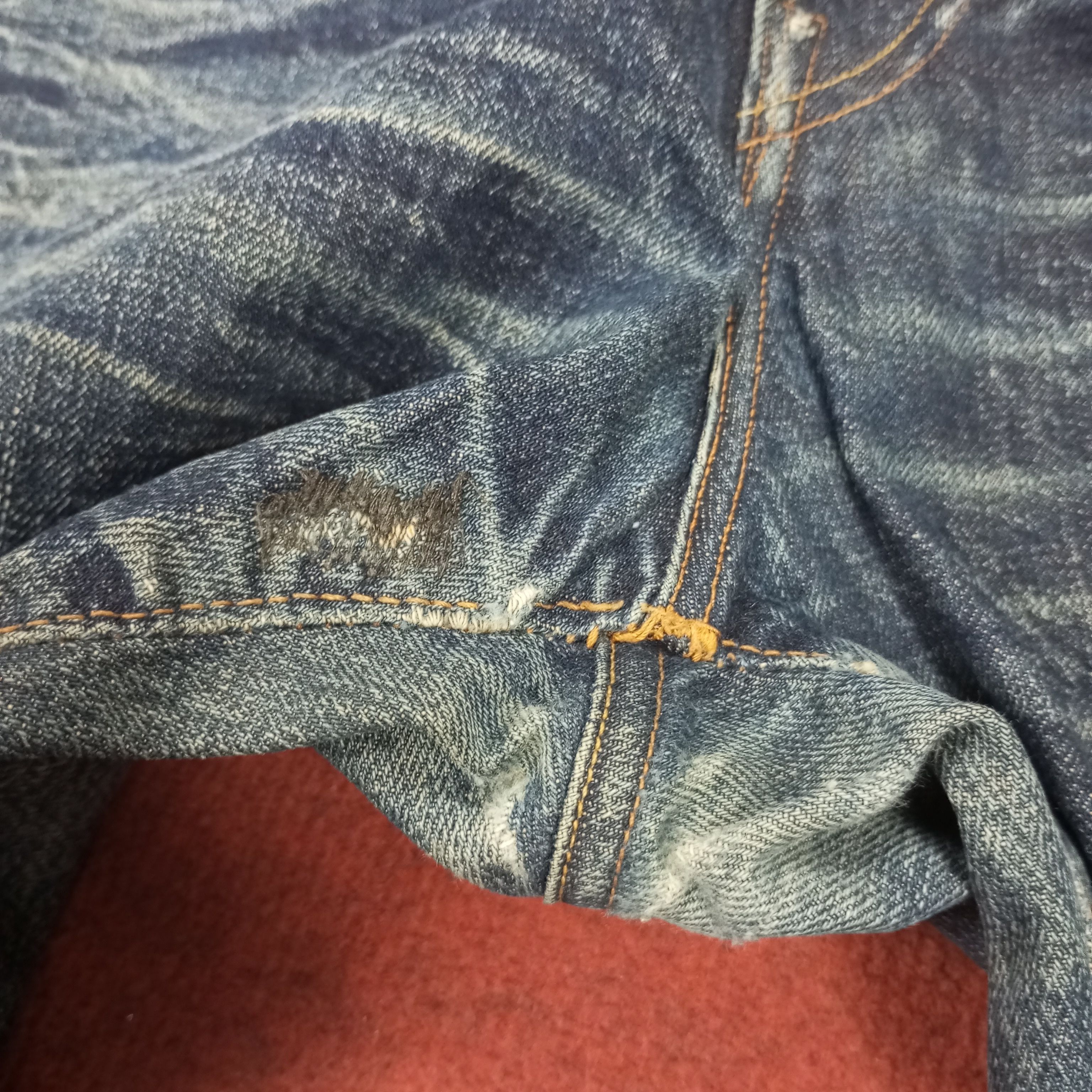 Evisu Evisu Jeans Japanese Brand Streetwear Custom Daicock Style Size US 31 - 16 Thumbnail