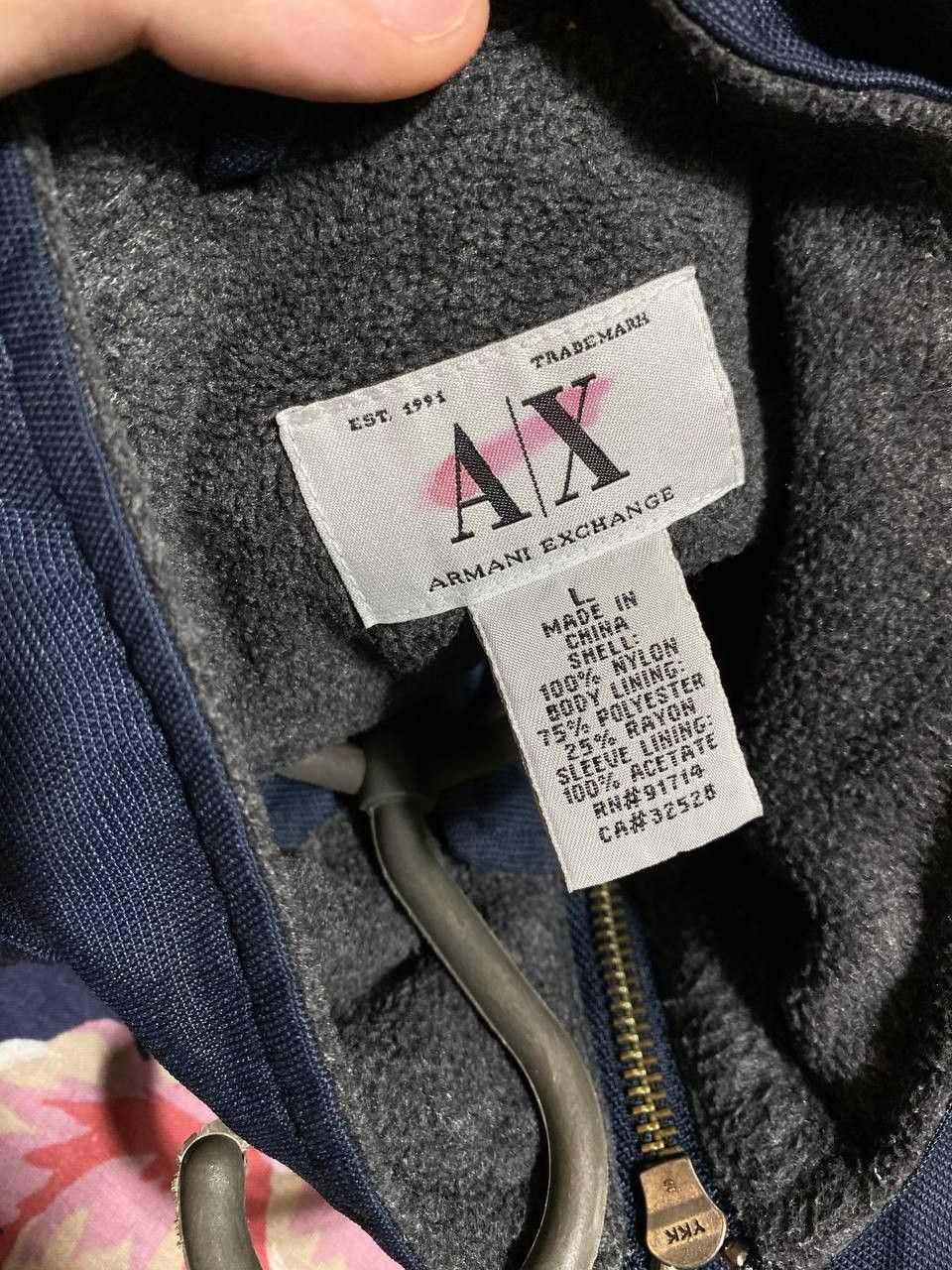 Armani × Armani Exchange Vintagr Armani Exchange Zipper Light Jacket size L Size US L / EU 52-54 / 3 - 11 Thumbnail