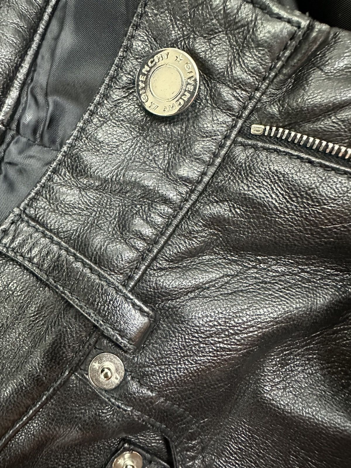 Givenchy Givenchy Riccardo Tischi 3 Star Leather Pants Size US 30 / EU 46 - 7 Thumbnail
