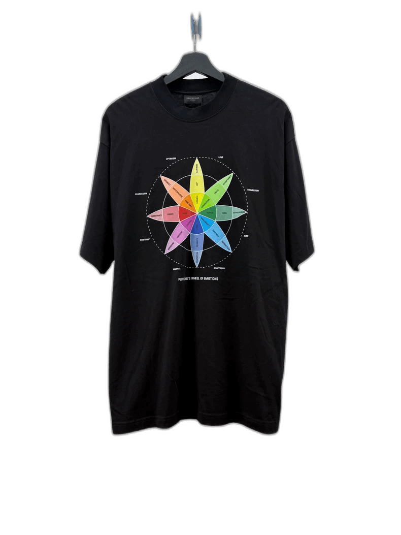 Balenciaga Balenciaga Rainbow Graphic Short Sleeve T-Shirt Size US S / EU 44-46 / 1 - 1 Thumbnail