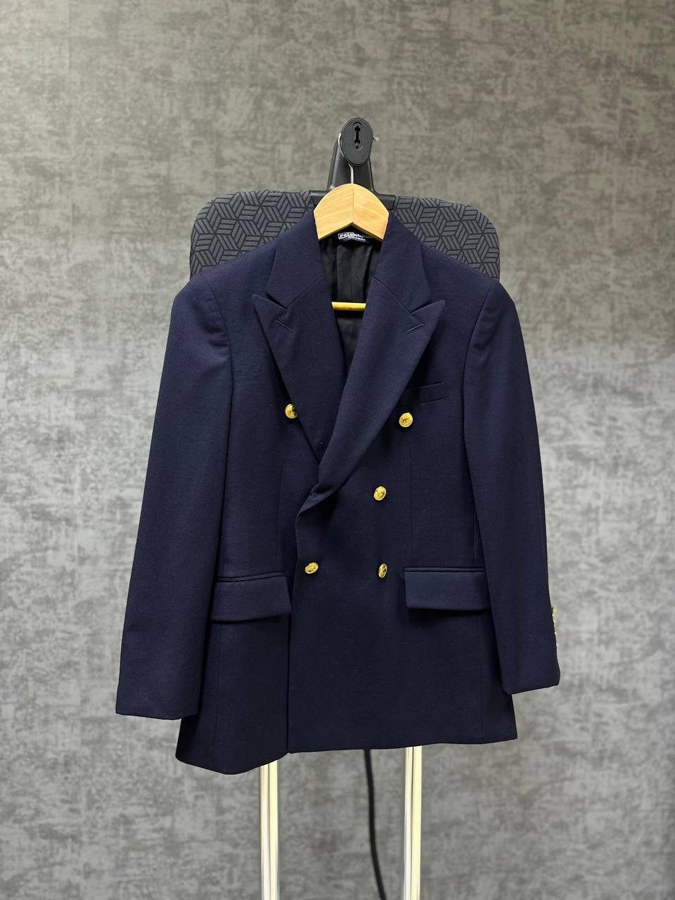 Polo Ralph Lauren × Vintage Vintage Polo Ralph Lauren Blue Womens Blazer Size M / US 6-8 / IT 42-44 - 6 Thumbnail