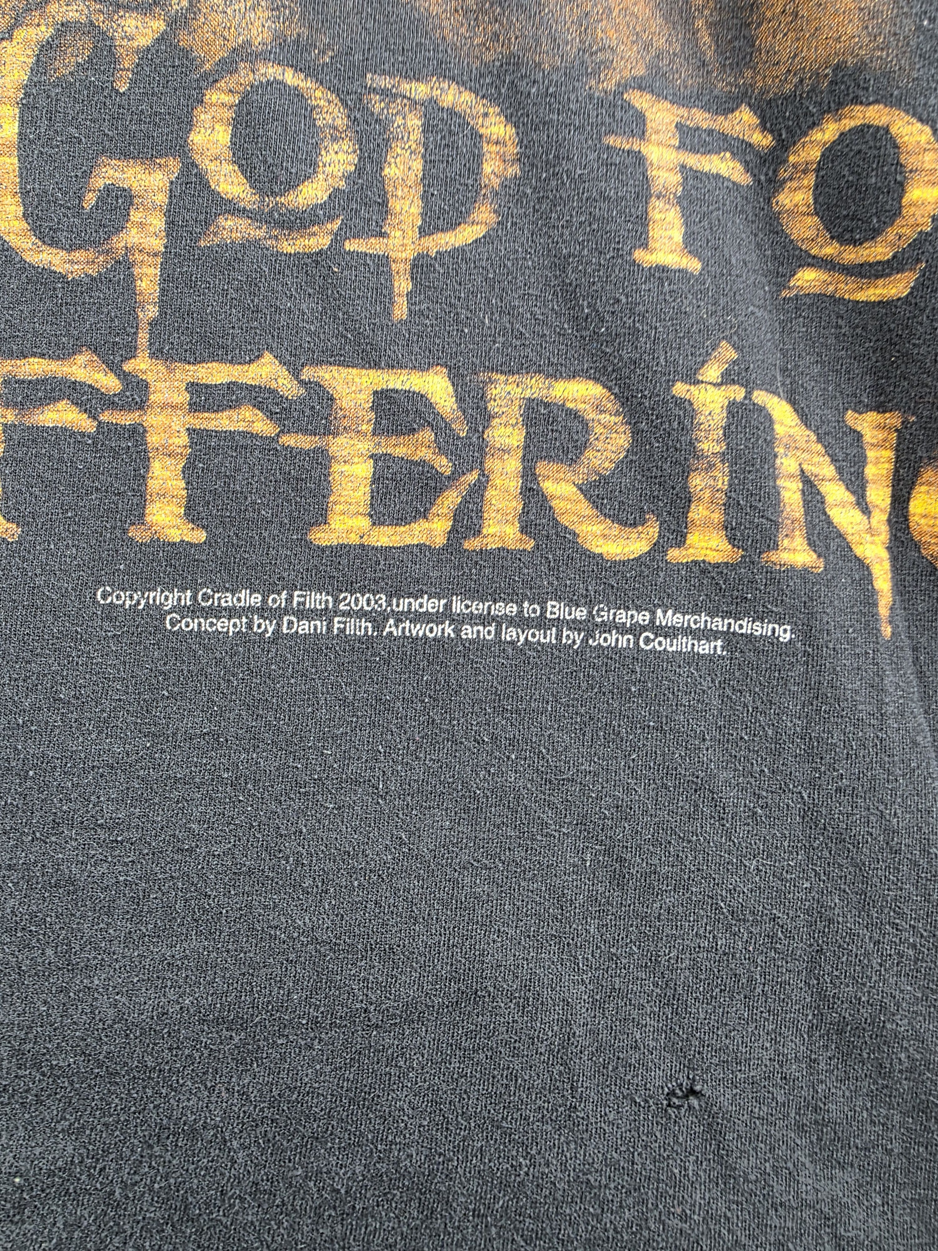 Band Tees × Vintage 2003 Cradle of Filth Damnation and a day Long-sleeve L Size US L / EU 52-54 / 3 - 8 Thumbnail
