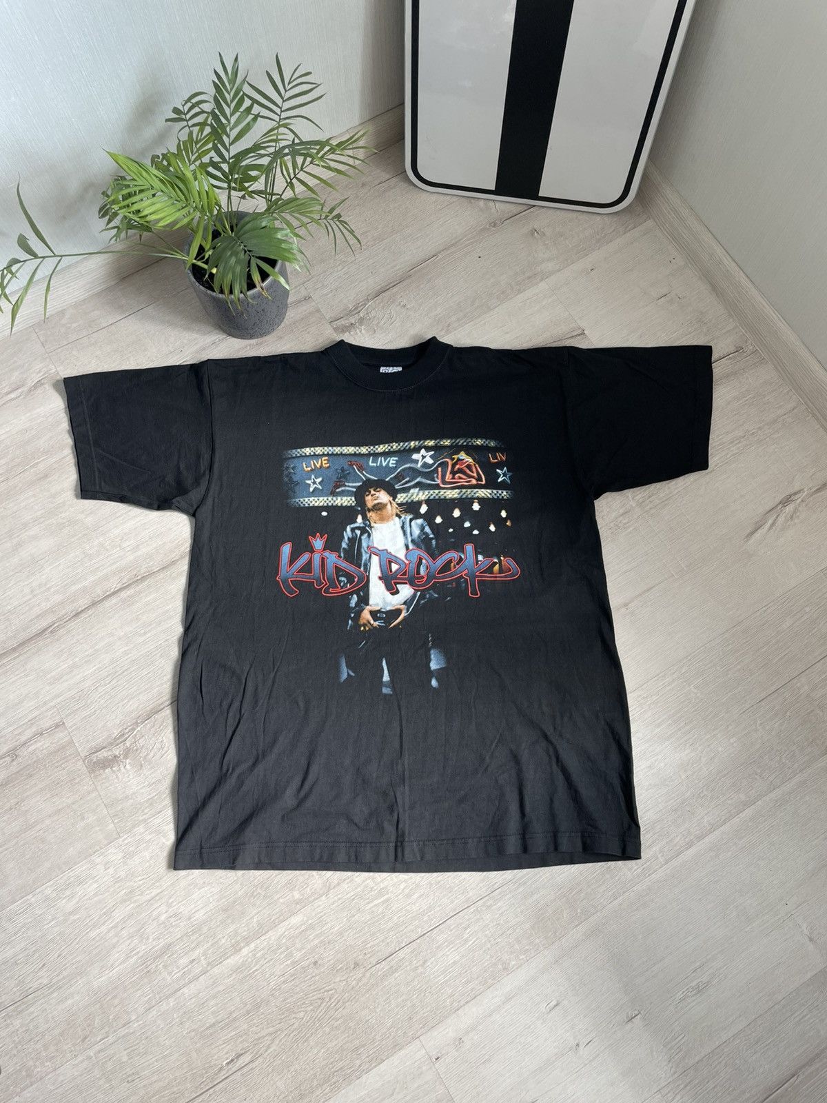 Vintage 1999 Kid Rock Live T-shirt Records Metallica Band