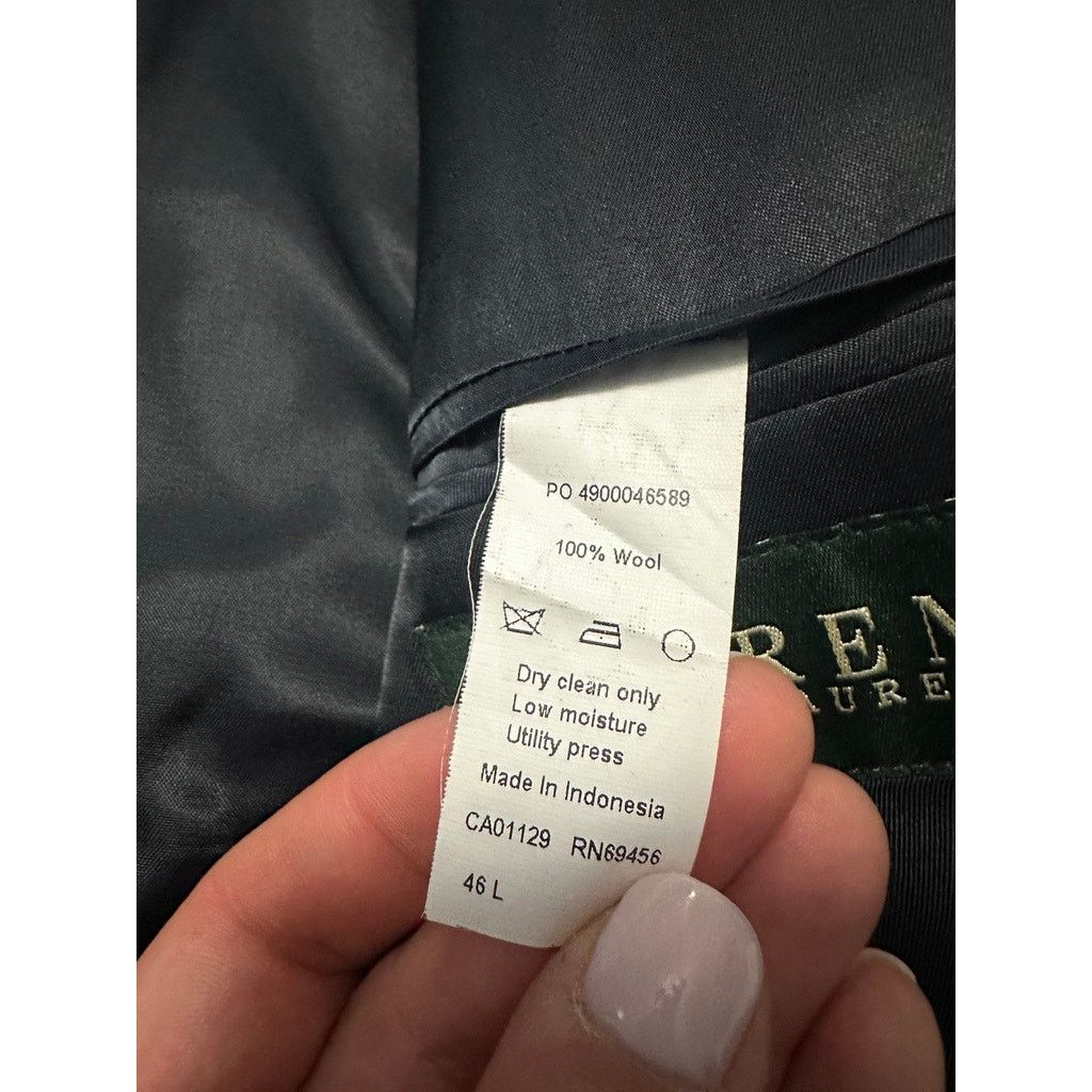 Lauren Ralph Lauren Lauren Ralph Lauren navy two button wool blazer size 46L Size 46L - 5 Thumbnail