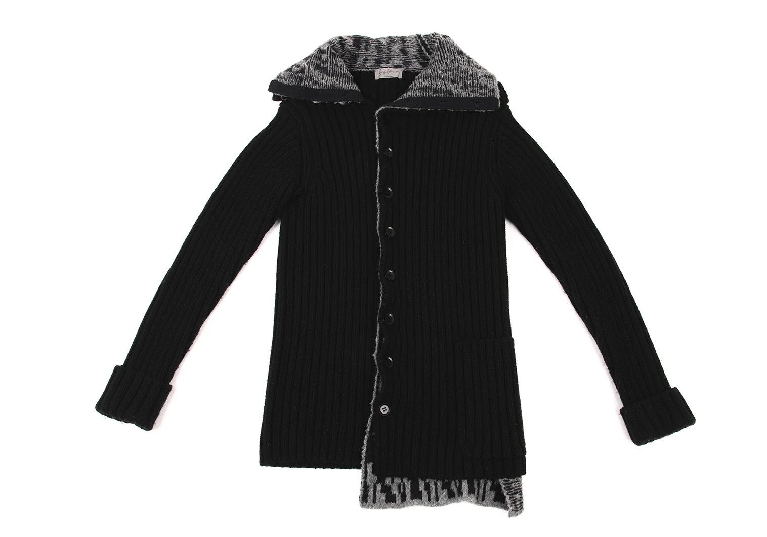 Yohji Yamamoto Yohji Yamamoto Knit Jacket in Black Size US L / EU 52-54 / 3 - 2 Thumbnail