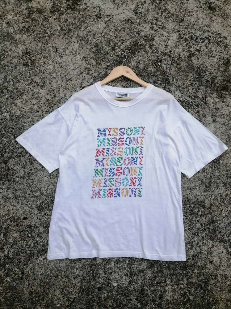 Missoni Missoni Sport Colourful Spellout Tee Size US M / EU 48-50 / 2 - 1 Thumbnail