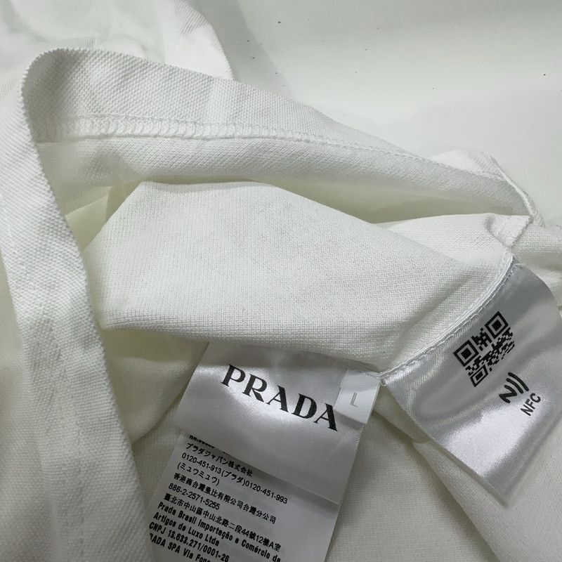 Prada Prada White Casual Polo Shirt for Men-2506 Size US L / EU 52-54 / 3 - 6 Thumbnail