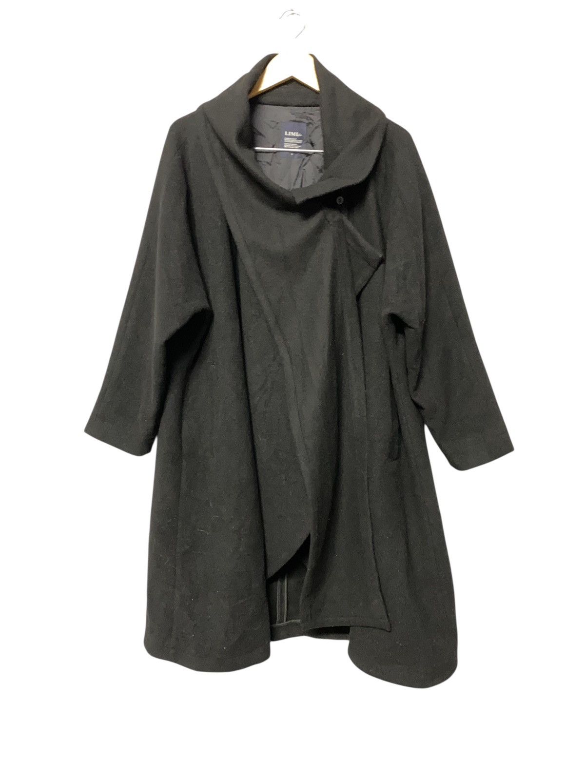 Yohji Yamamoto Limi-Feu by Yohjiyamamoyo asyhmetrical design wool jacket Size US S / EU 44-46 / 1 - 6 Thumbnail