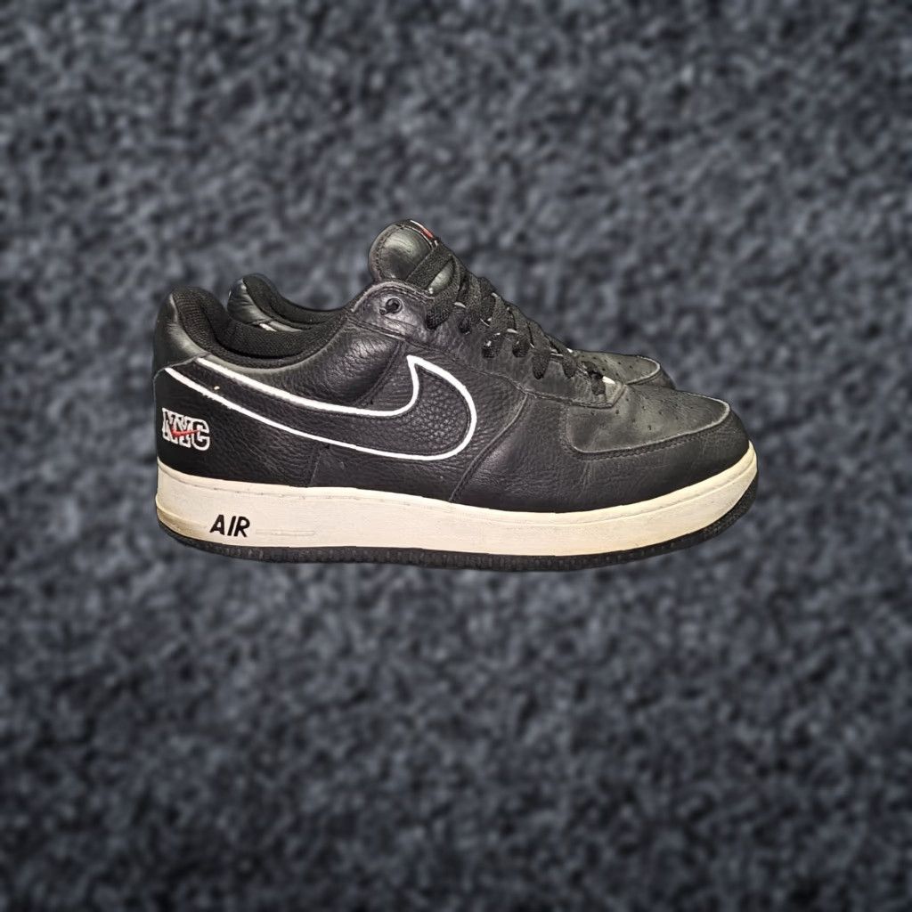 Nike VINTAGE Nike Air Force 1 Low Retro NYC Kith 2016 Black White Red 845053-002 Mens Sz 11.5 Size ONE SIZE - 1 Thumbnail