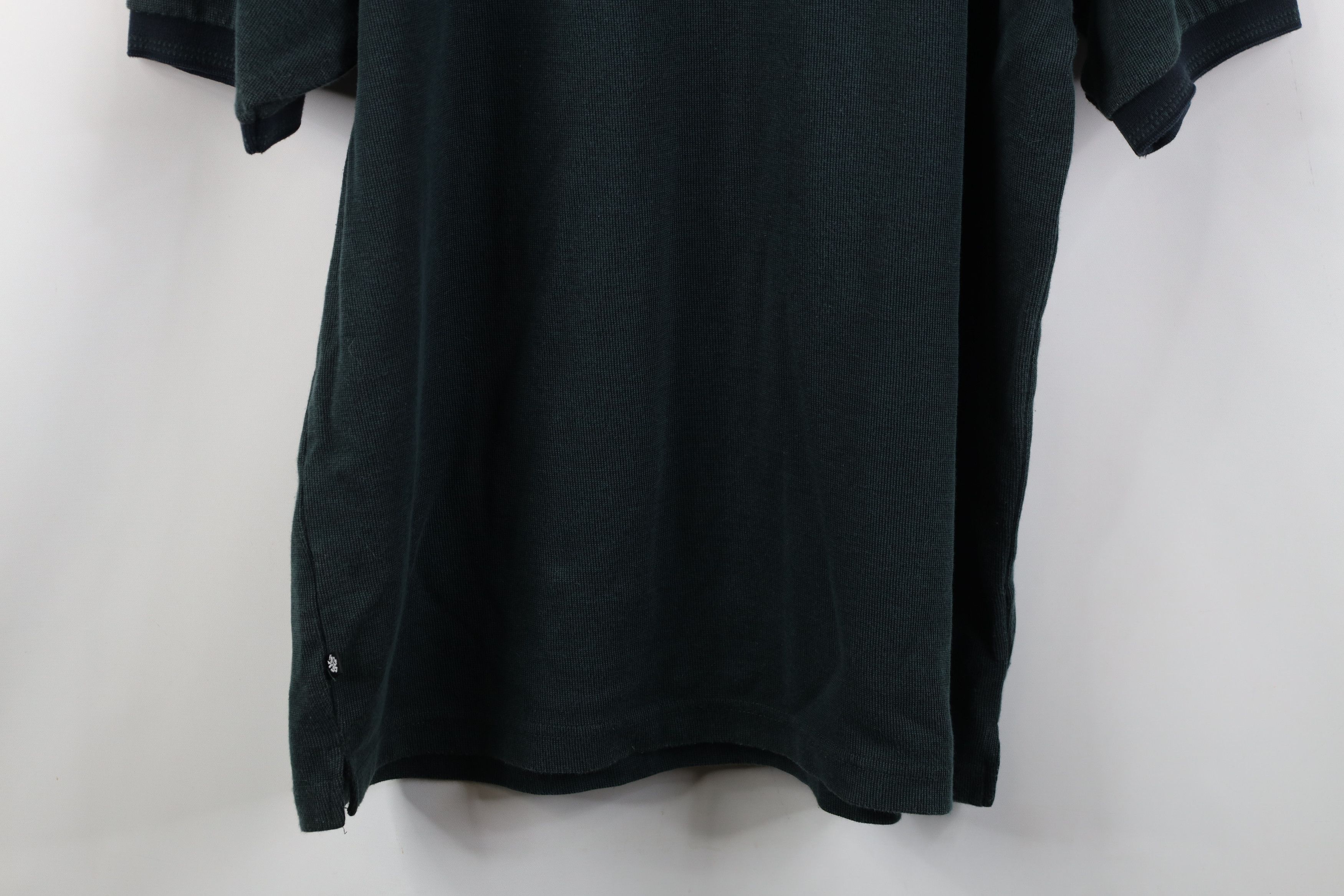 Vintage Vintage 90s Streetwear Ribbed Knit Collared Golf Polo Green Size US XXL / EU 58 / 5 - 12 Thumbnail