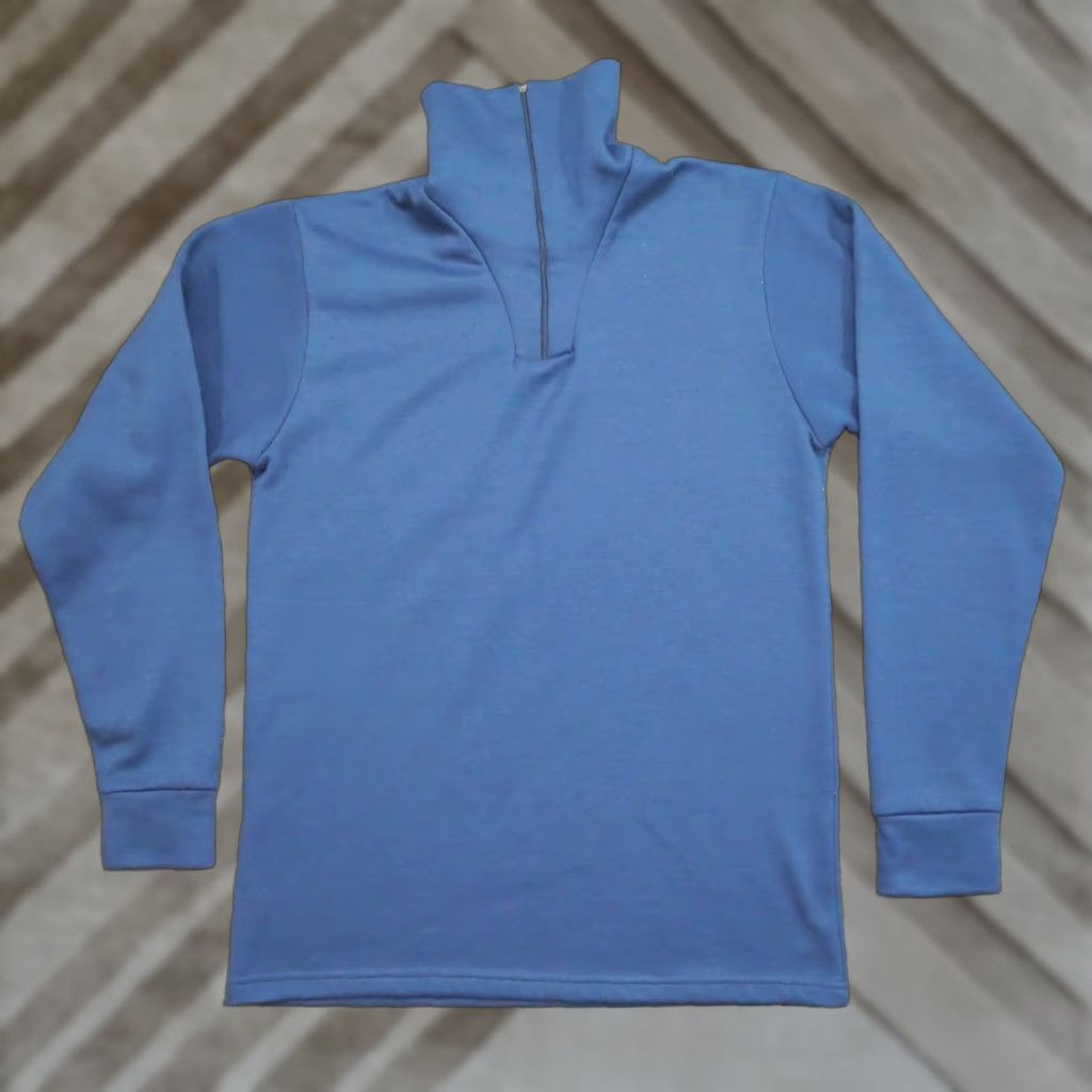 Vintage VINTAGE RedHead Sweatshirt Mens M Blue 1/4 Zip Mock Neck Pullover Fleece Polyester Logo Winter Size US M / EU 48-50 / 2 - 1 Thumbnail