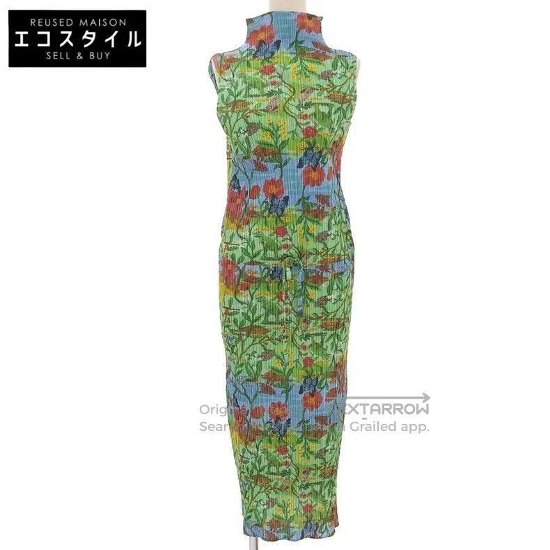 Issey Miyake Issey Miyake Green Dress Size M / US 6-8 / IT 42-44 - 1 Thumbnail