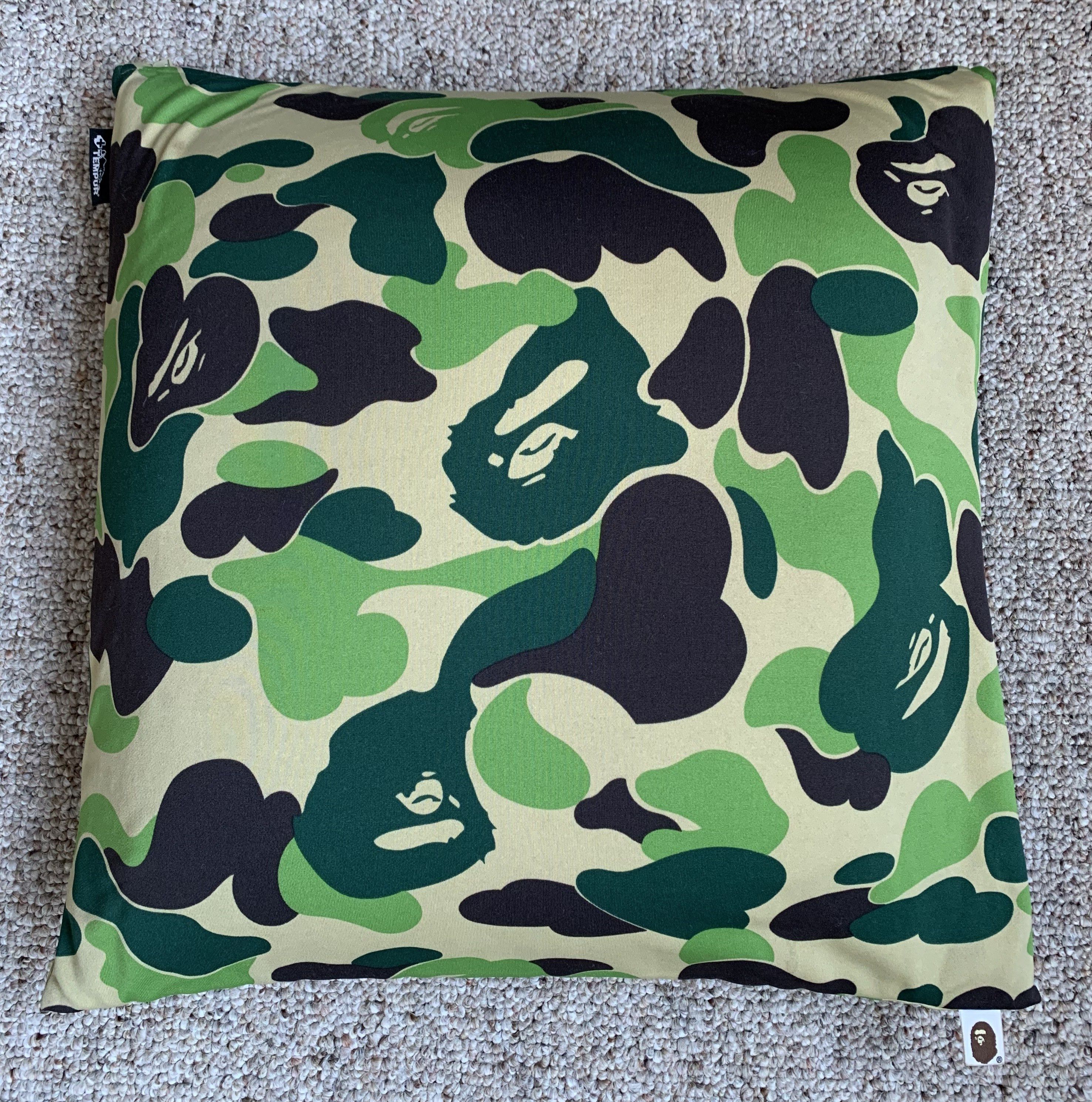 Bape × Meister × Nigo BAPE x MEISTER 3 SEATER GREEN CAMO SOFA WITH