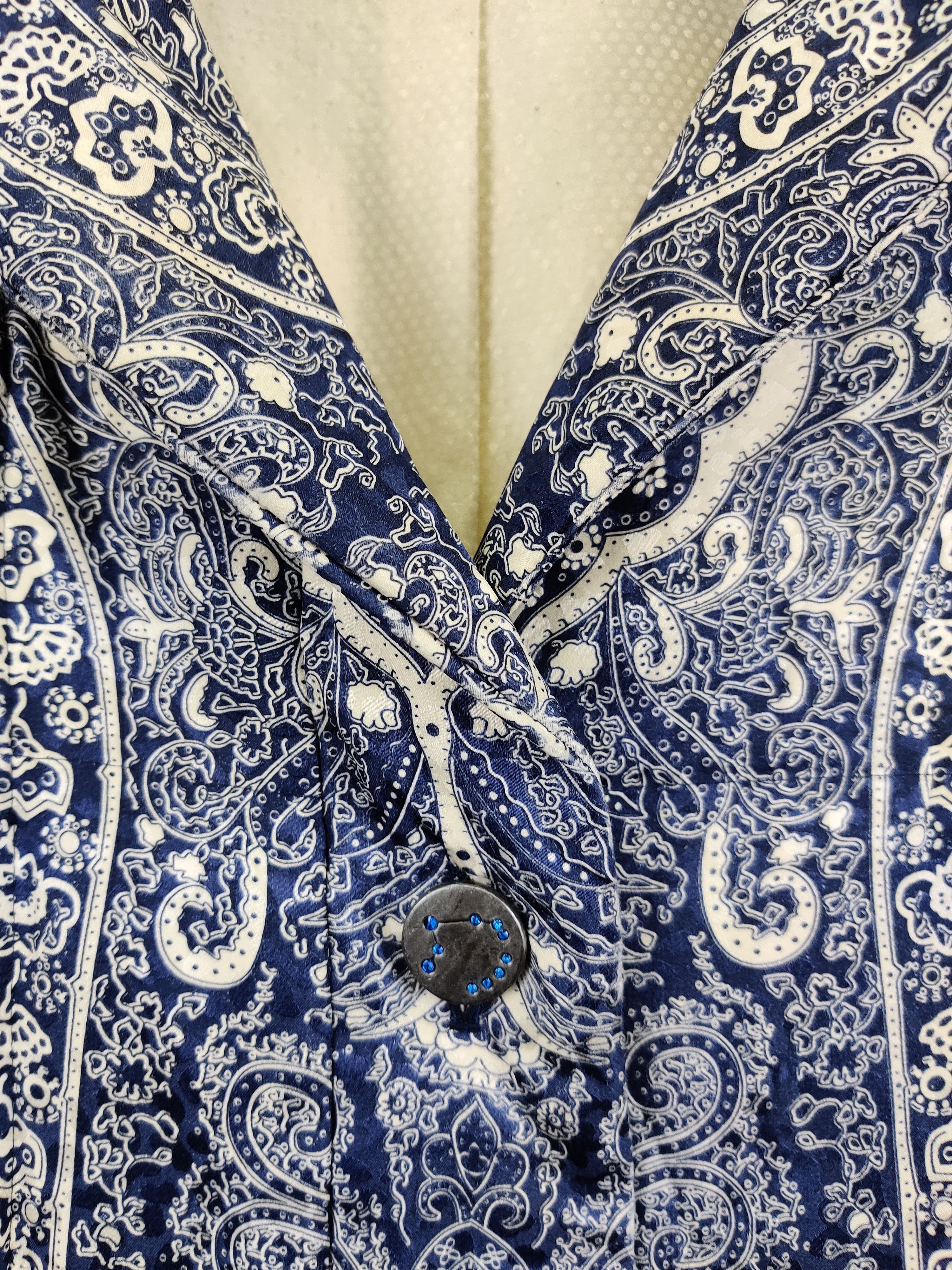 Japanese Brand Vintage Mimo Moda Paisley Long Jacket Nice Design Size US L / EU 52-54 / 3 - 8 Thumbnail