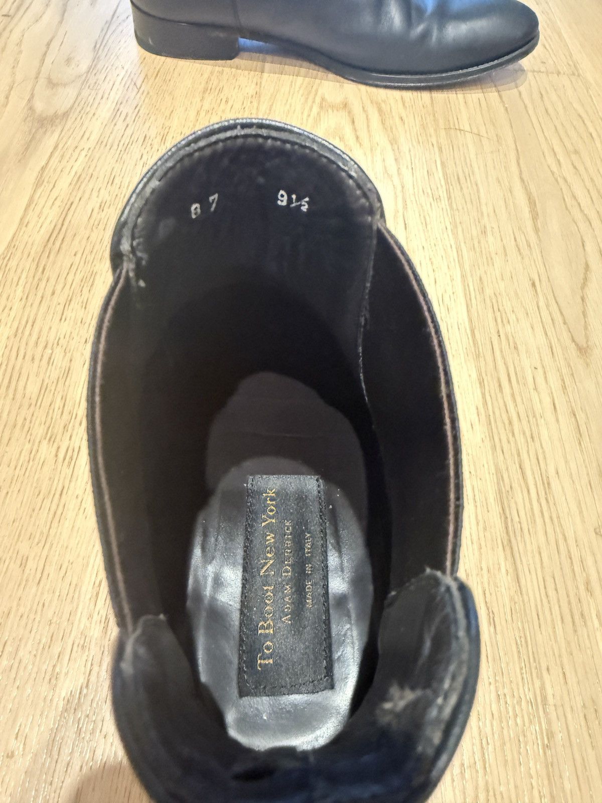 To Boot New York To Boot New York Black Calf Leather Leather Chelsea Boots Size US 9.5 / EU 42-43 - 4 Thumbnail