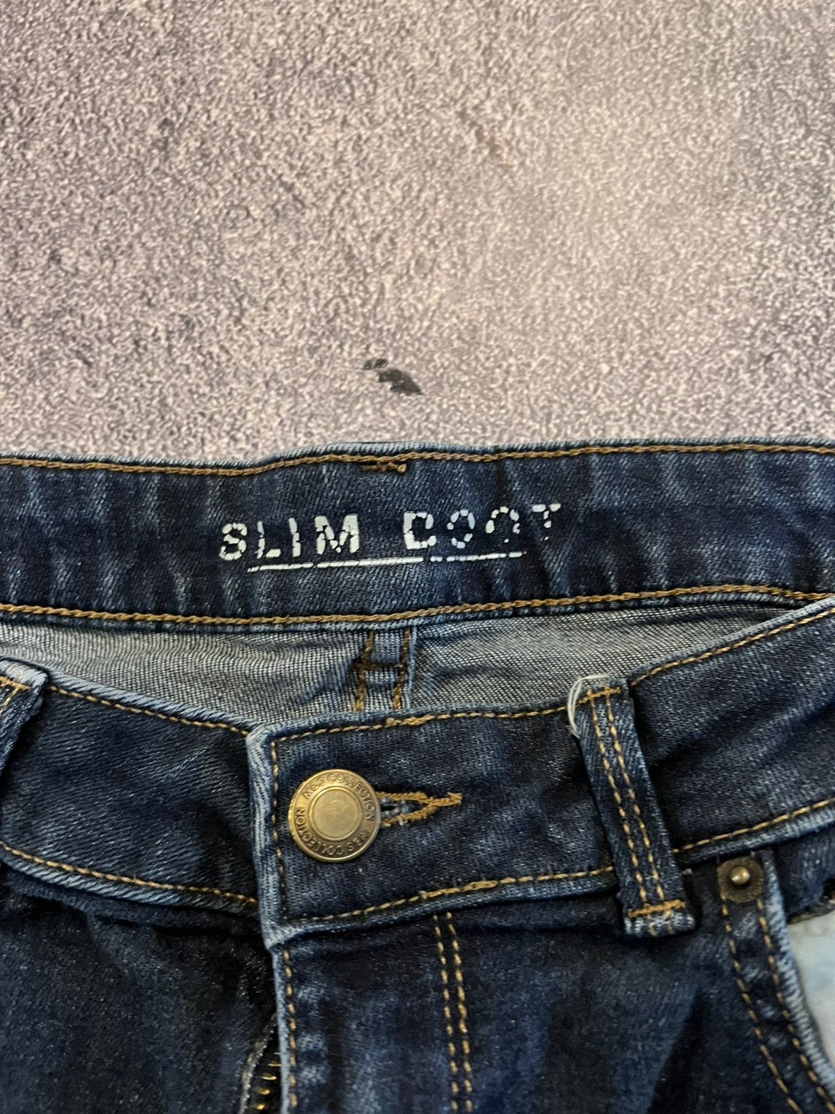 Japanese Brand Y2K Archive Flared Jean / Darkwear Avan-Garde Drip 00s Size US 33 - 8 Thumbnail