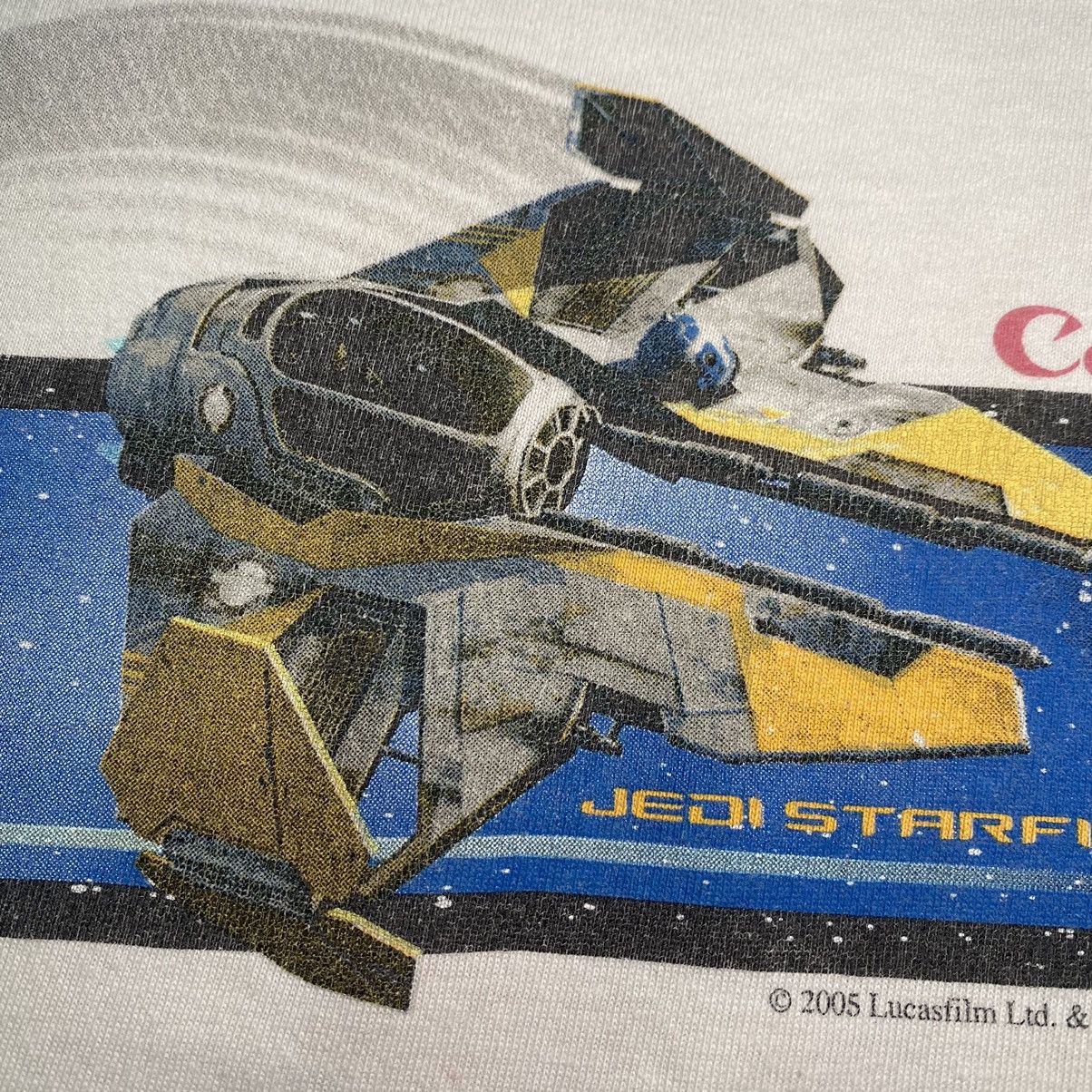 Star Wars RARE! Star Wars Jedi Starfighter ROTS CANON Promo T Shirt Size US XL / EU 56 / 4 - 8 Thumbnail