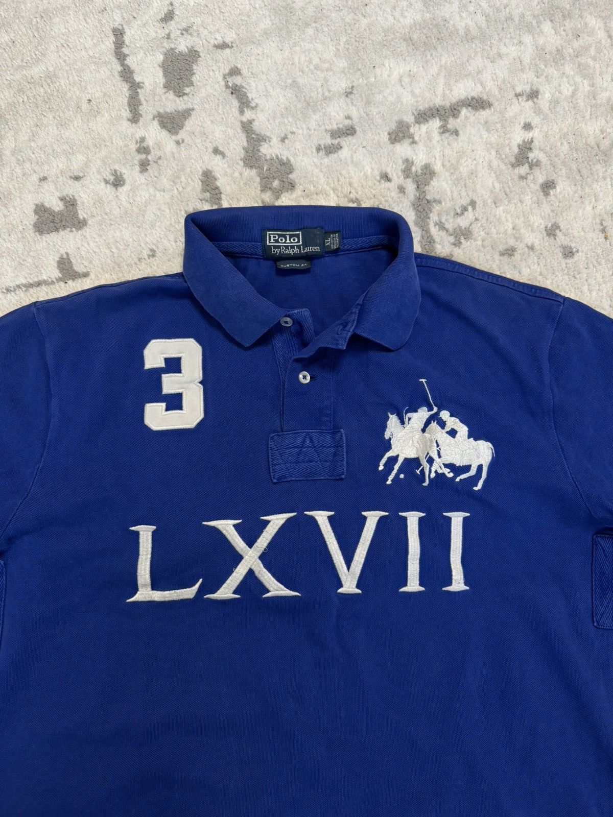 Polo Ralph Lauren × Vintage Polo Ralph Lauren LXVII #3 Vintage Big Pony Polo T-Shirt 90s Size US L / EU 52-54 / 3 - 7 Thumbnail
