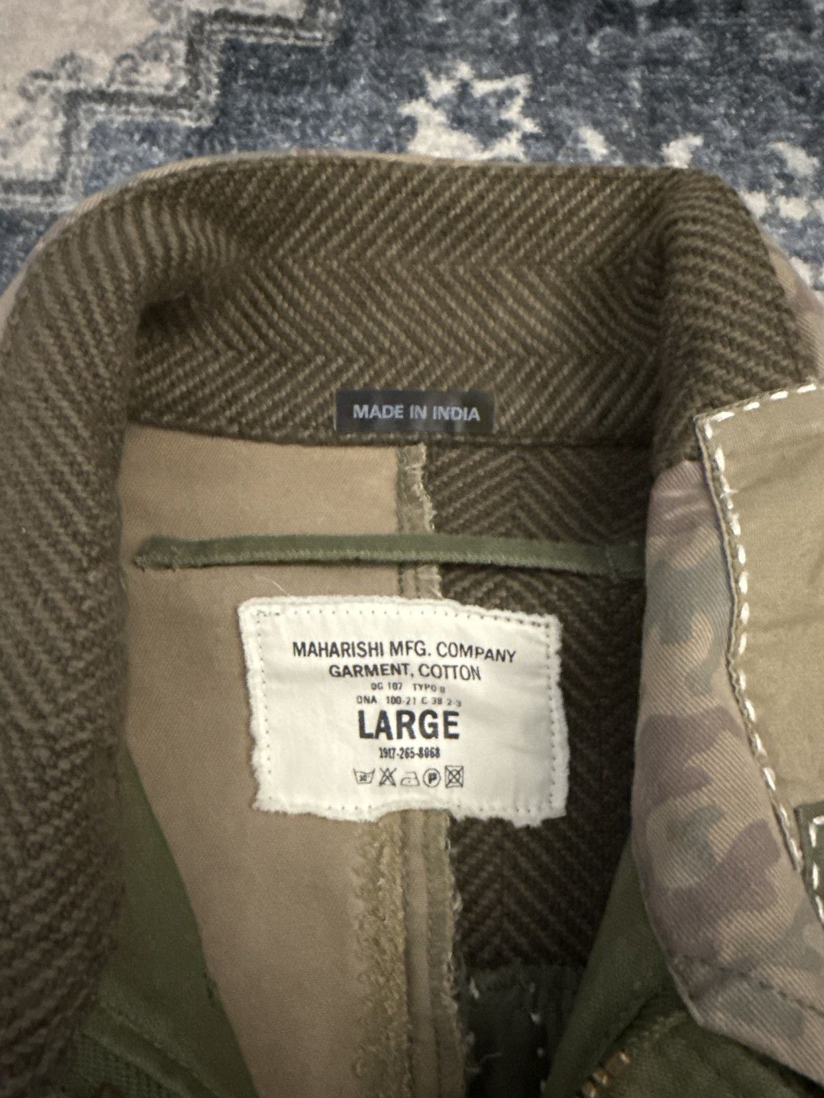 Maharishi Maharishi military boro sashiko stitch jacket Size US L / EU 52-54 / 3 - 2 Thumbnail
