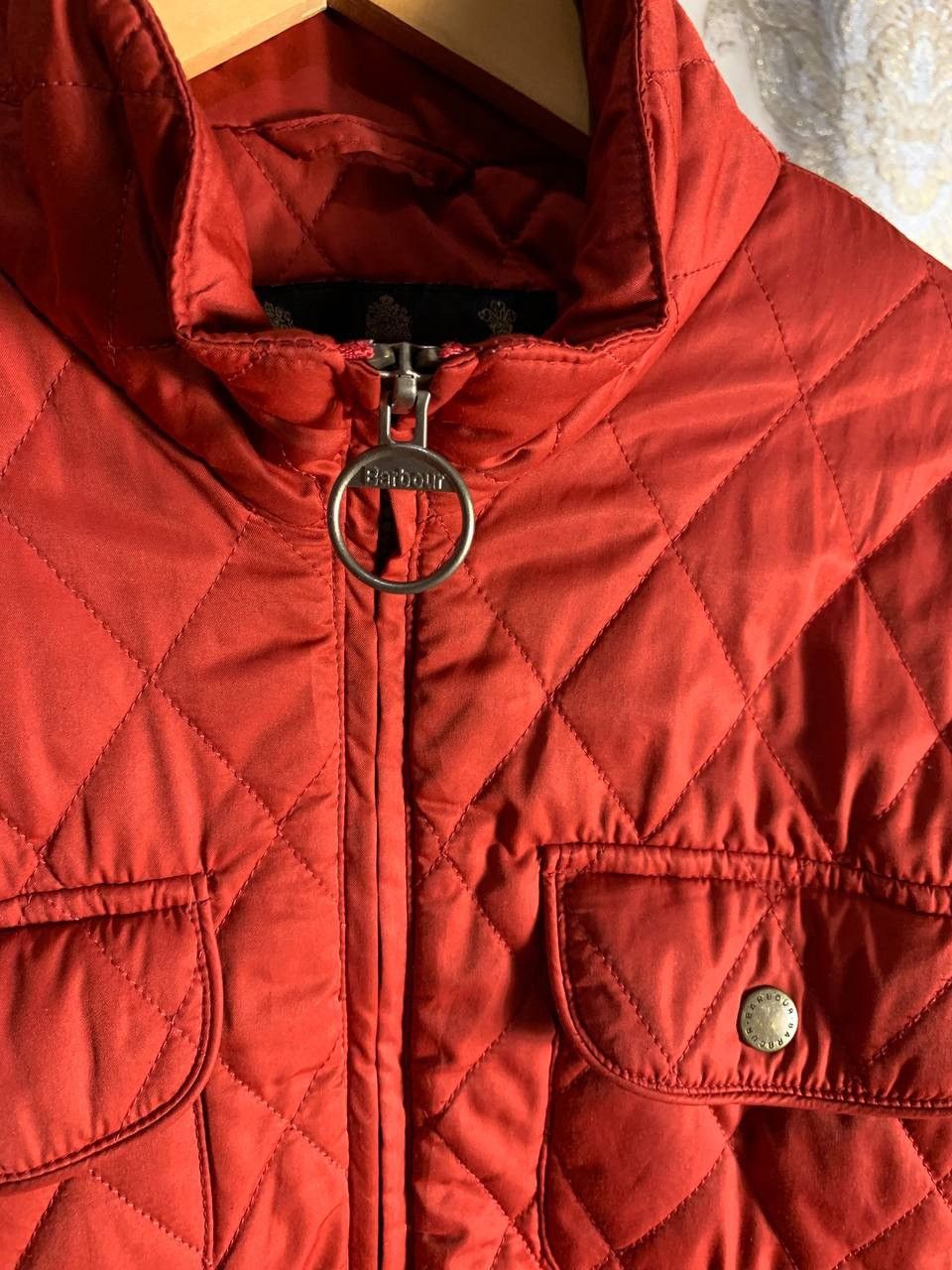Barbour × Vintage VERY RARE BARBOUR MATT UTLITY RIB QUILT ENGLAND STYLE Y2K Size M / US 6-8 / IT 42-44 - 4 Thumbnail